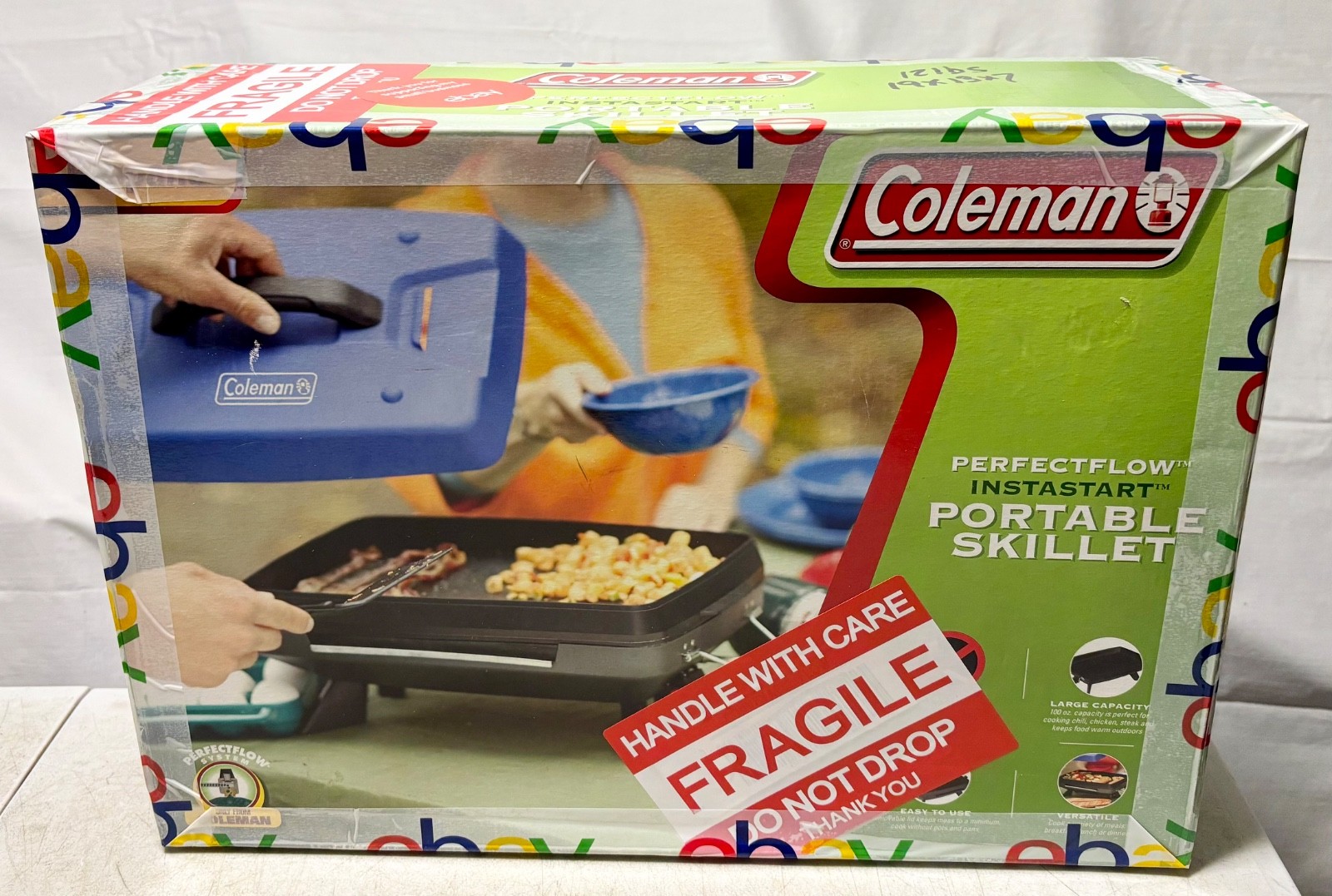 Coleman PerfectFlow InstaStart Portable Skillet Propane 9933-750 New in Box 2004