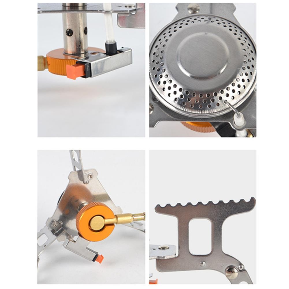 3500W Outdoor Metal Picnic-Gas Burner Portable Backpacking Camping Hiking Stove