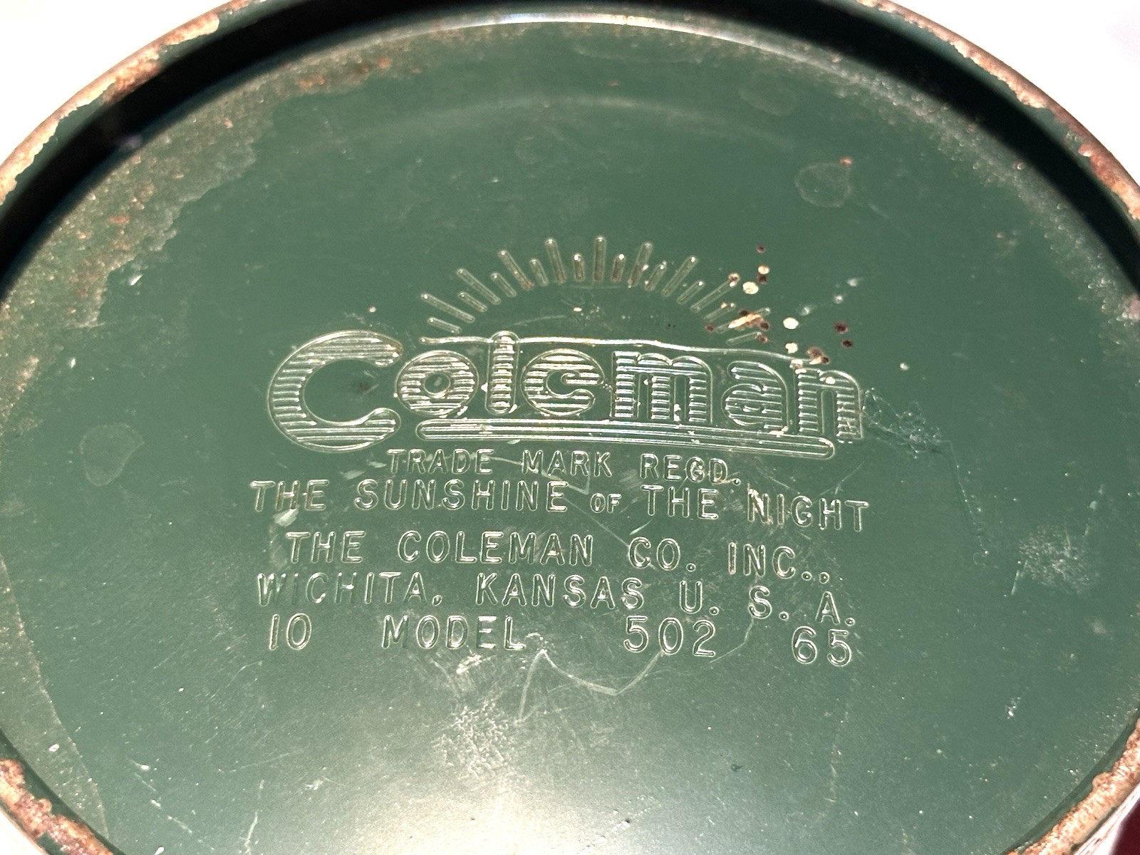 Vintage 1965 Coleman Model 502 Sportster Single Burner Camping Stove
