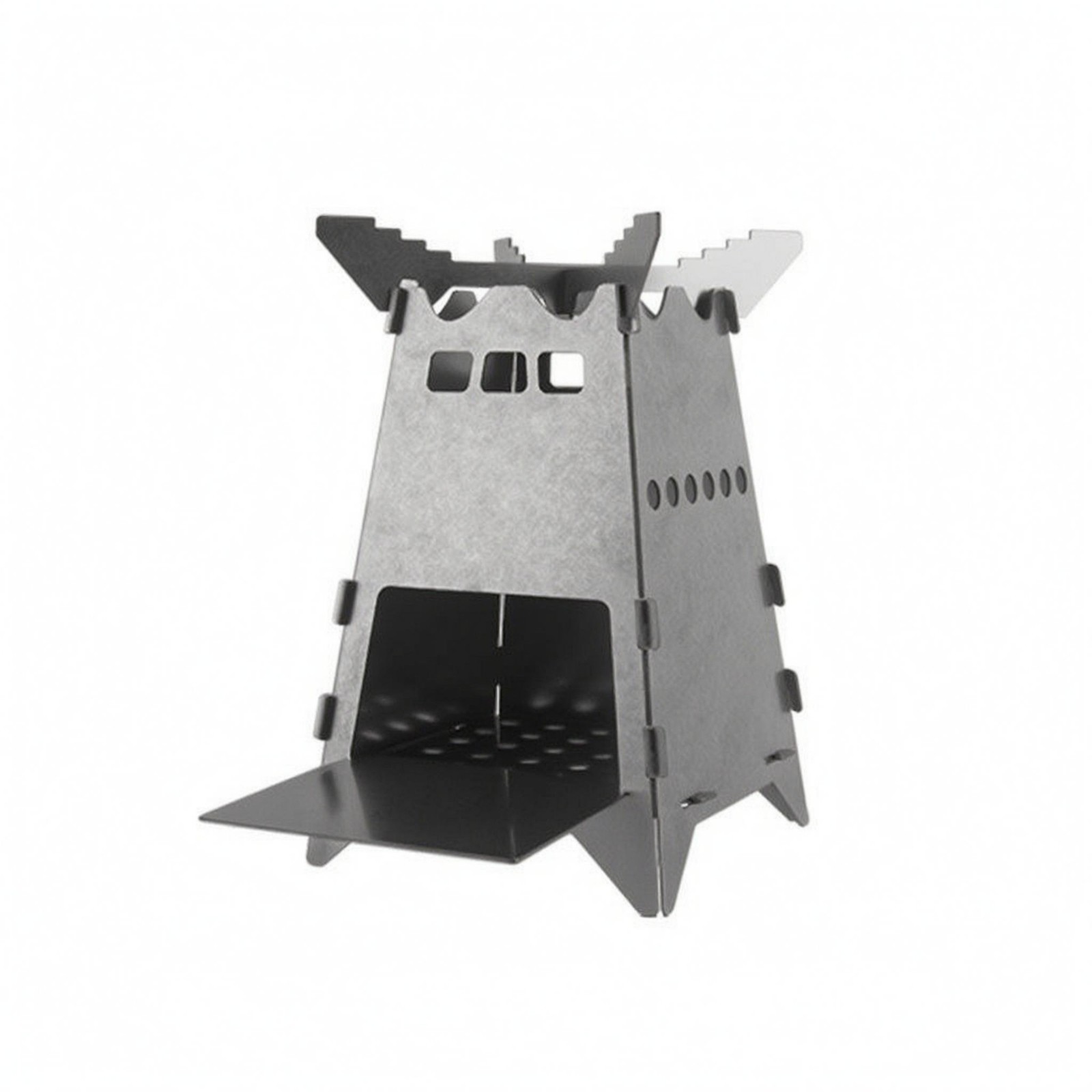 Portable Compact Cooker Triangular Frame Metal Alloy Alloy Cooker Combustible