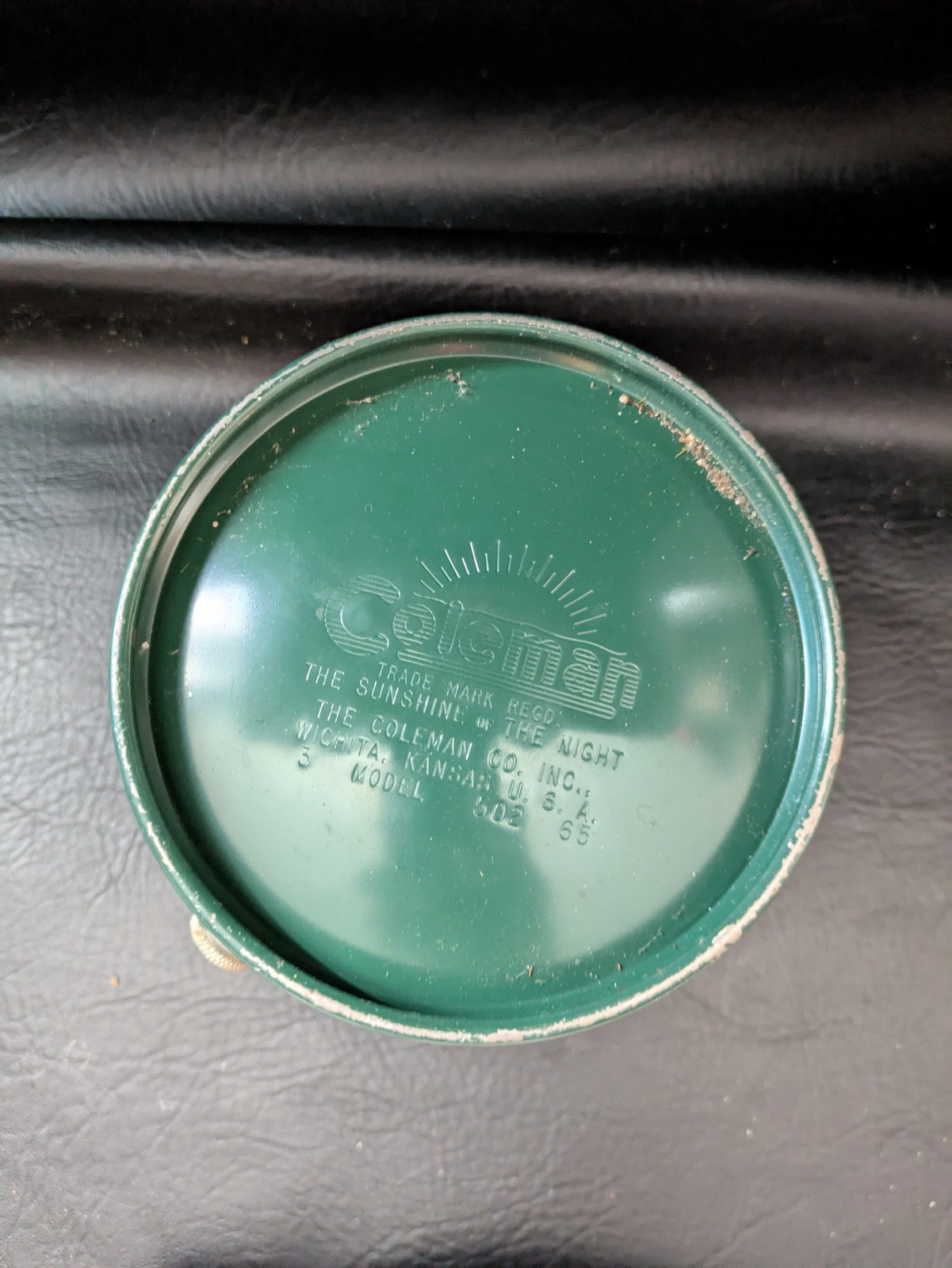 1965 Coleman Sportster Camp Stove 502 Green Single Burner USA 3/65