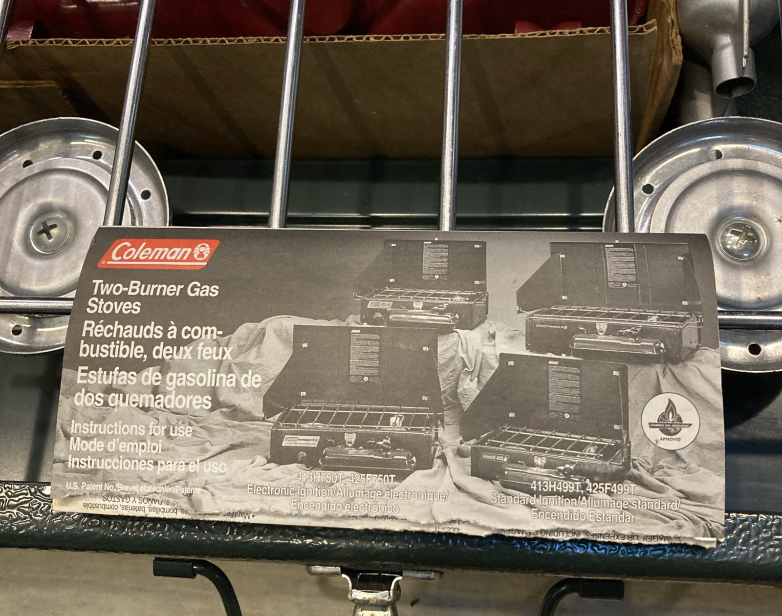 Vintage Coleman 425F499 2 Burner Camp Stove( NEW) No Box