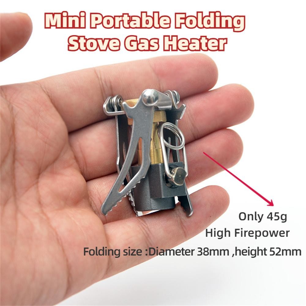 Portable Folding Camping Gas Stove Mini Outdoor Burner Heater for Picnic Cooking