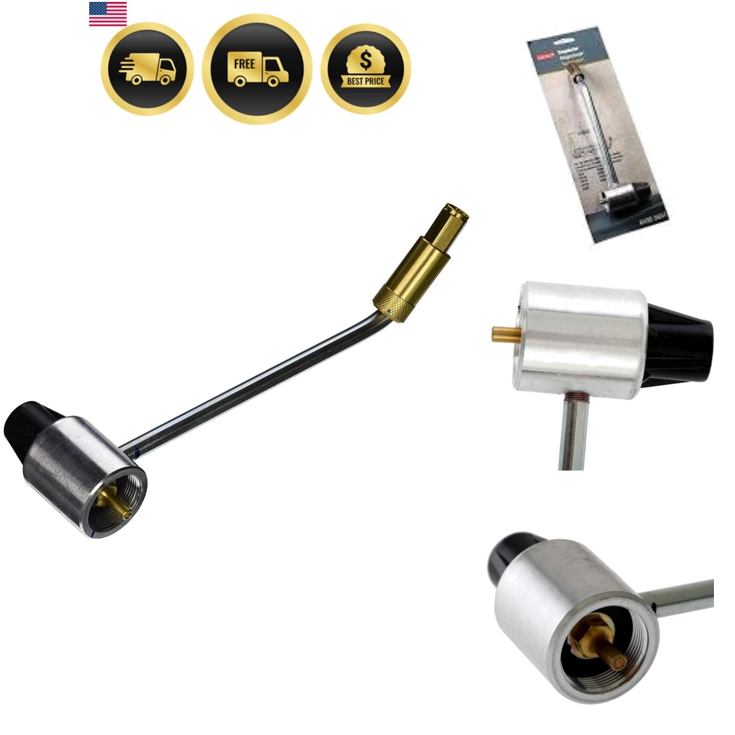 Gas Stove Pressure Regulator, Maintains Stable Propane Gas Pressure, Compatib…