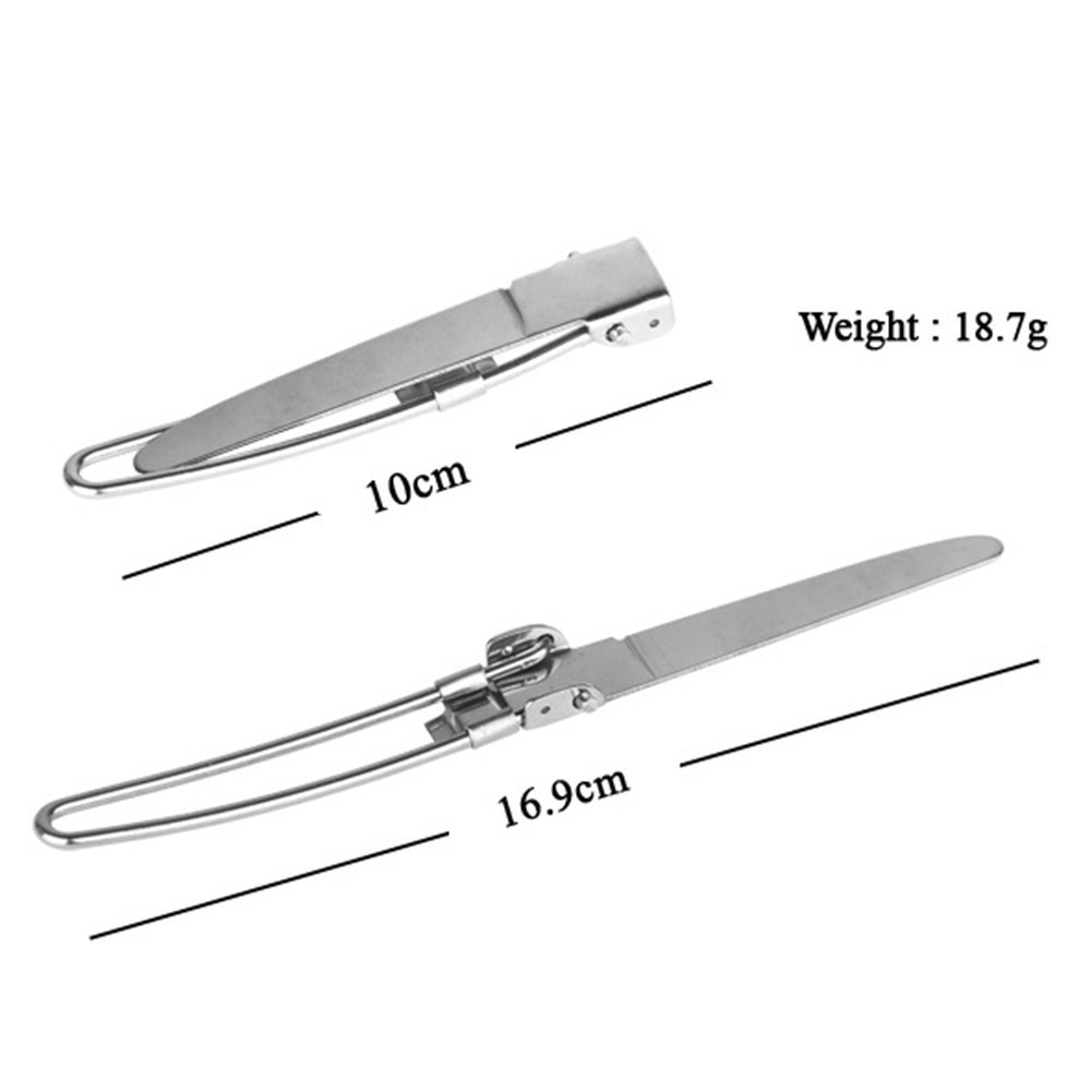 Utensil Set Cutlery Set Stainless Steel WIth Bag 16.8cm 16.9cm Camping