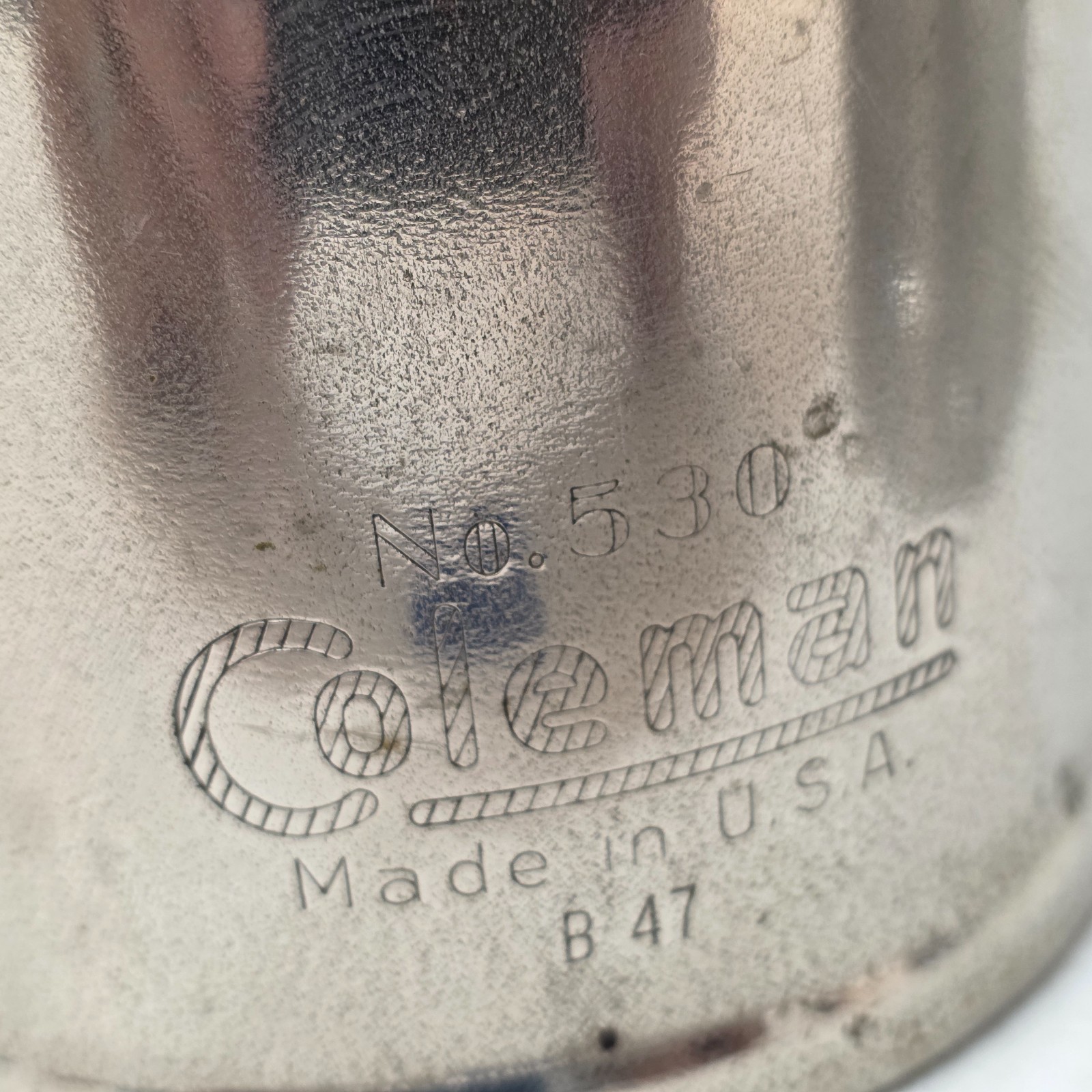 Vintage Coleman B47 Model No. 530 WW2 GI Pocket Gas Stove Camping w/ Case