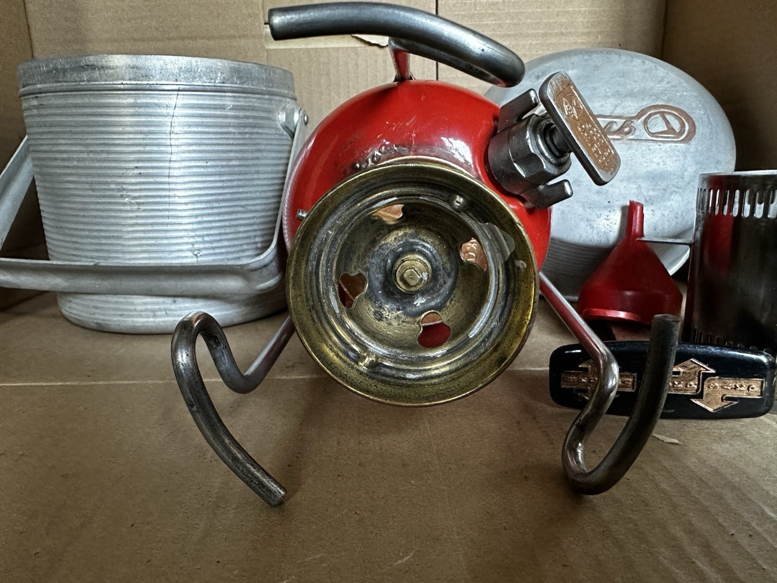 1978 Vintage Camping Fuel Stove Set Russian Soviet Multifuel Alcohol