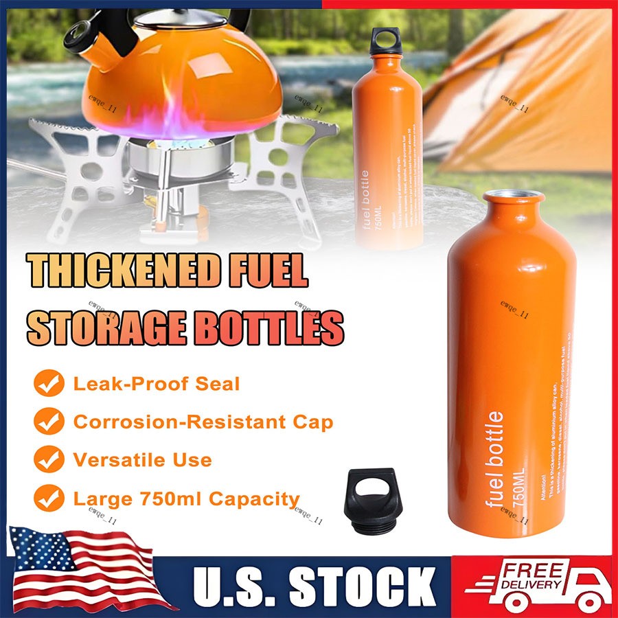 Outdoor Fuel Bottle Petrol Liquid Oil Bottle Kerosene Bottle 750ml Capacity