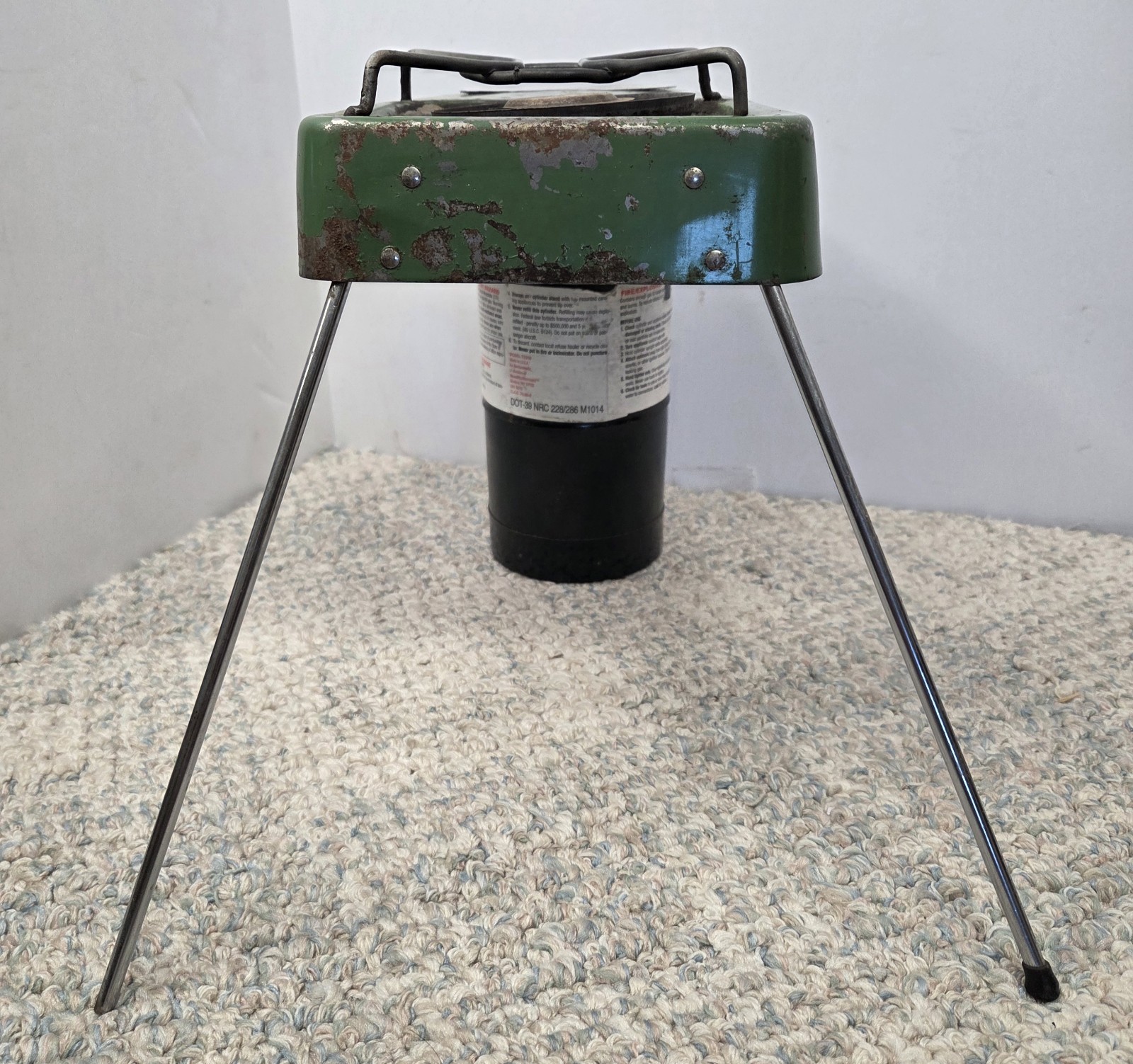 Vintage Coleman Propane Sportster Stove 5418-708 Single Burner 4/74