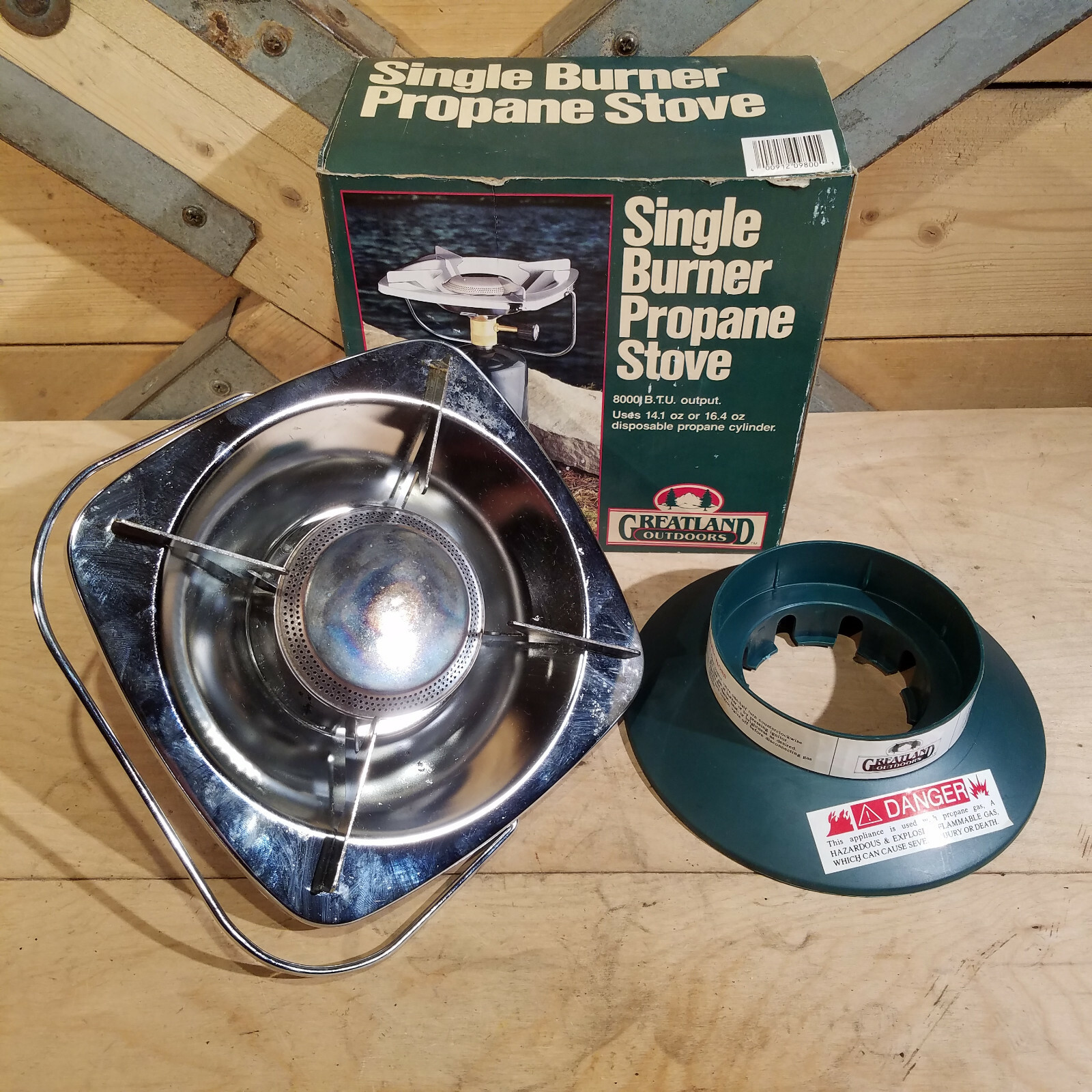 Greatland Single Burner Propane Camp Stove 8000 BTU 7″ Square Swanky Barn