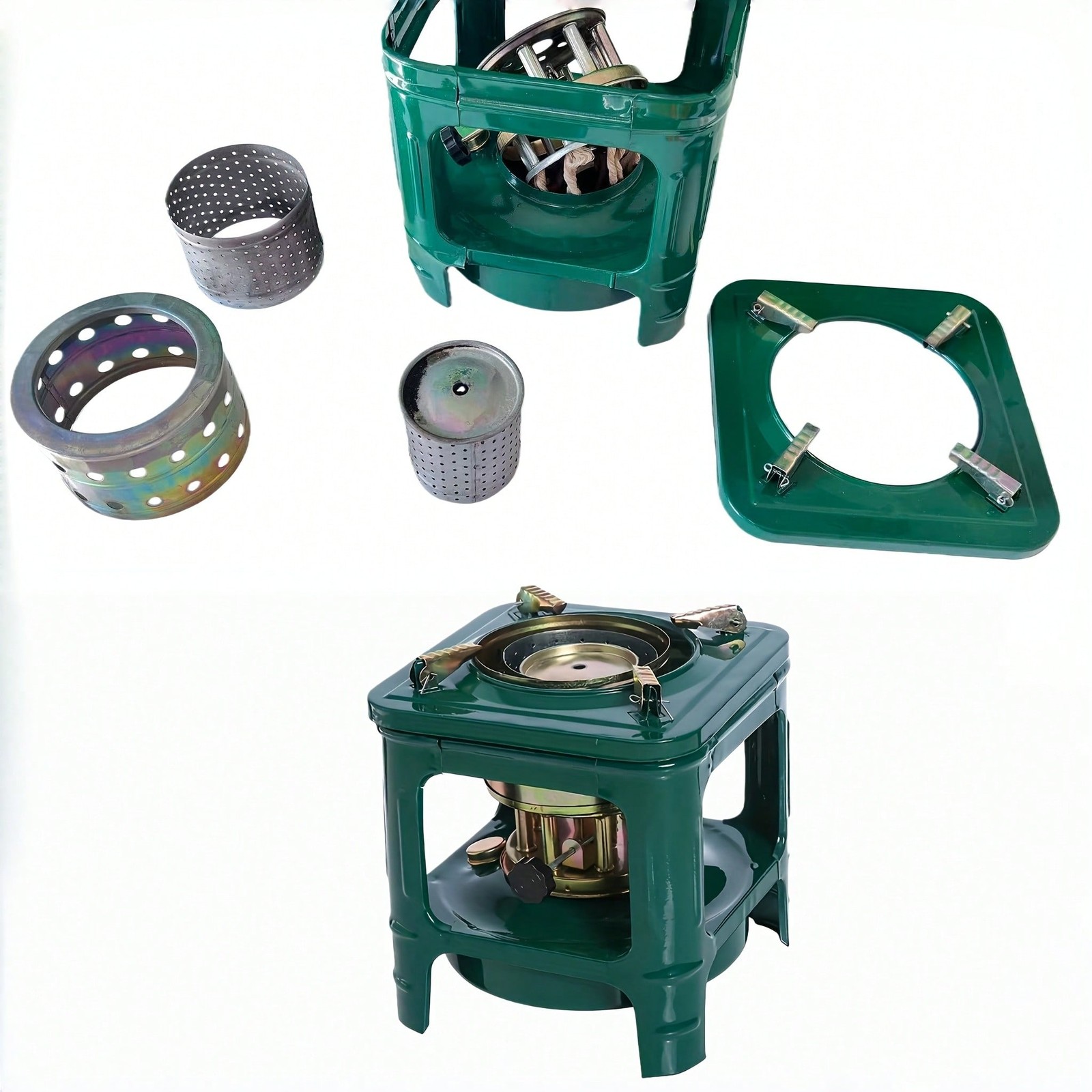 This 16-Burner Stove Is A Outdoor Heating And Cooking Suitable For 2-3 People