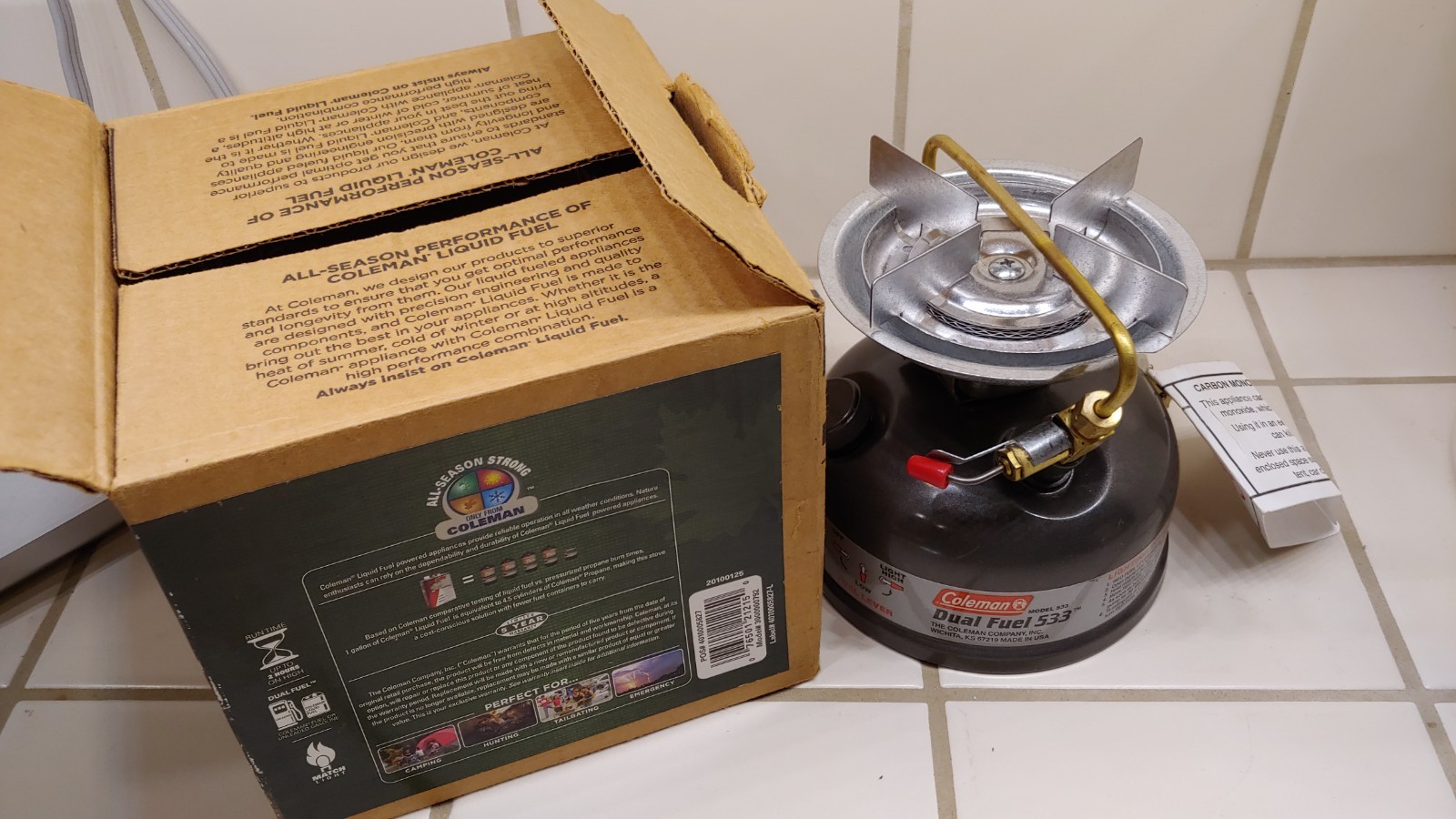 Coleman Sportster II Dual Fuel Camping Stove USA