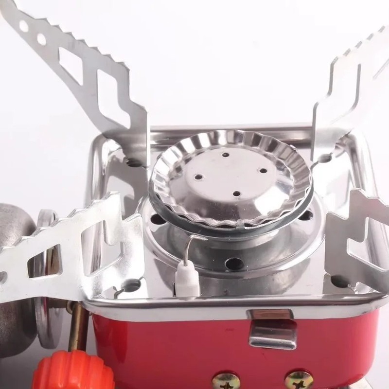 Portable Camping Stove – Foldable Butane Gas Burner with Carry Bag