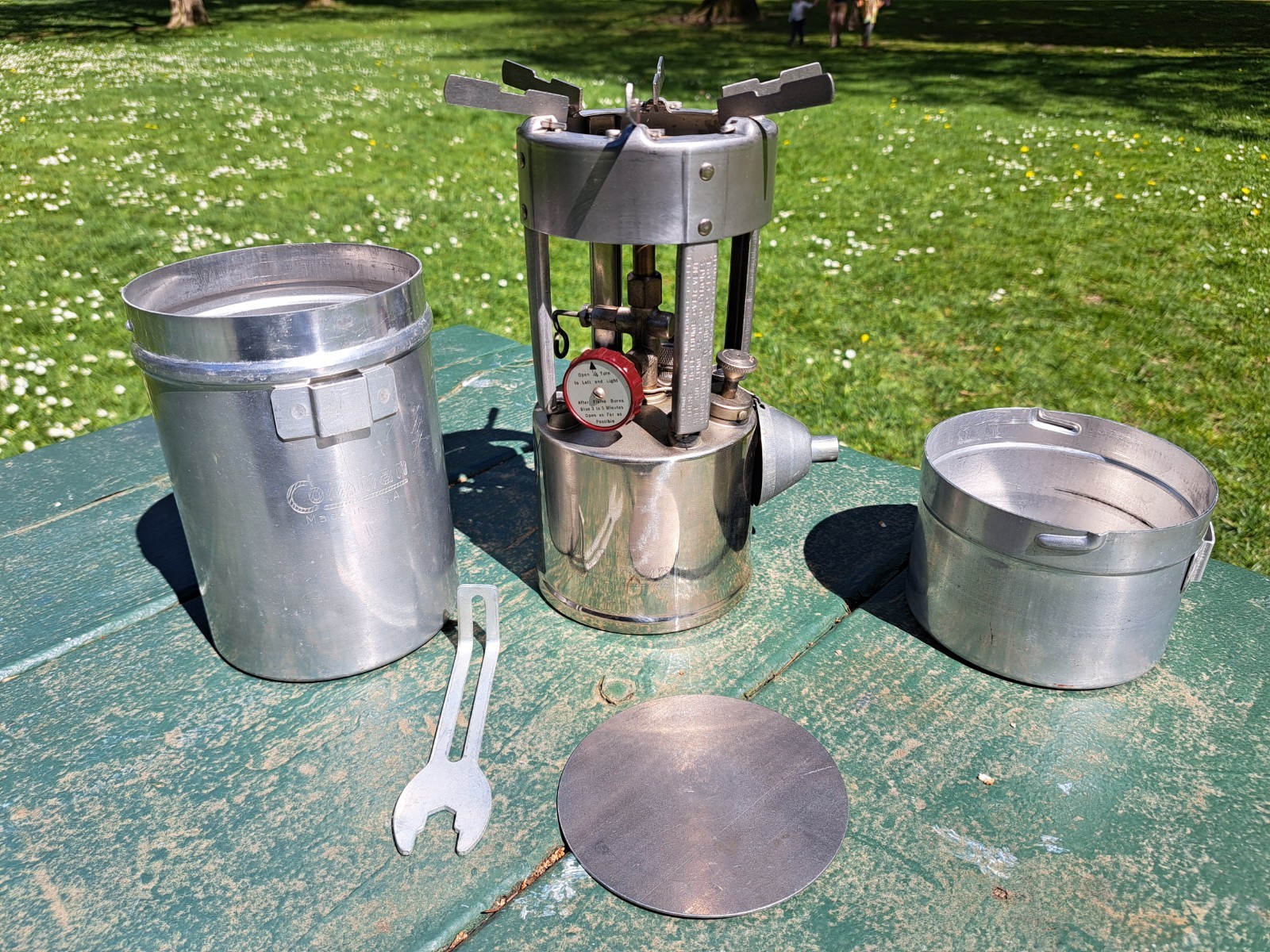 Vintage Coleman 530-299 Pocket Camping Stove Made In USA