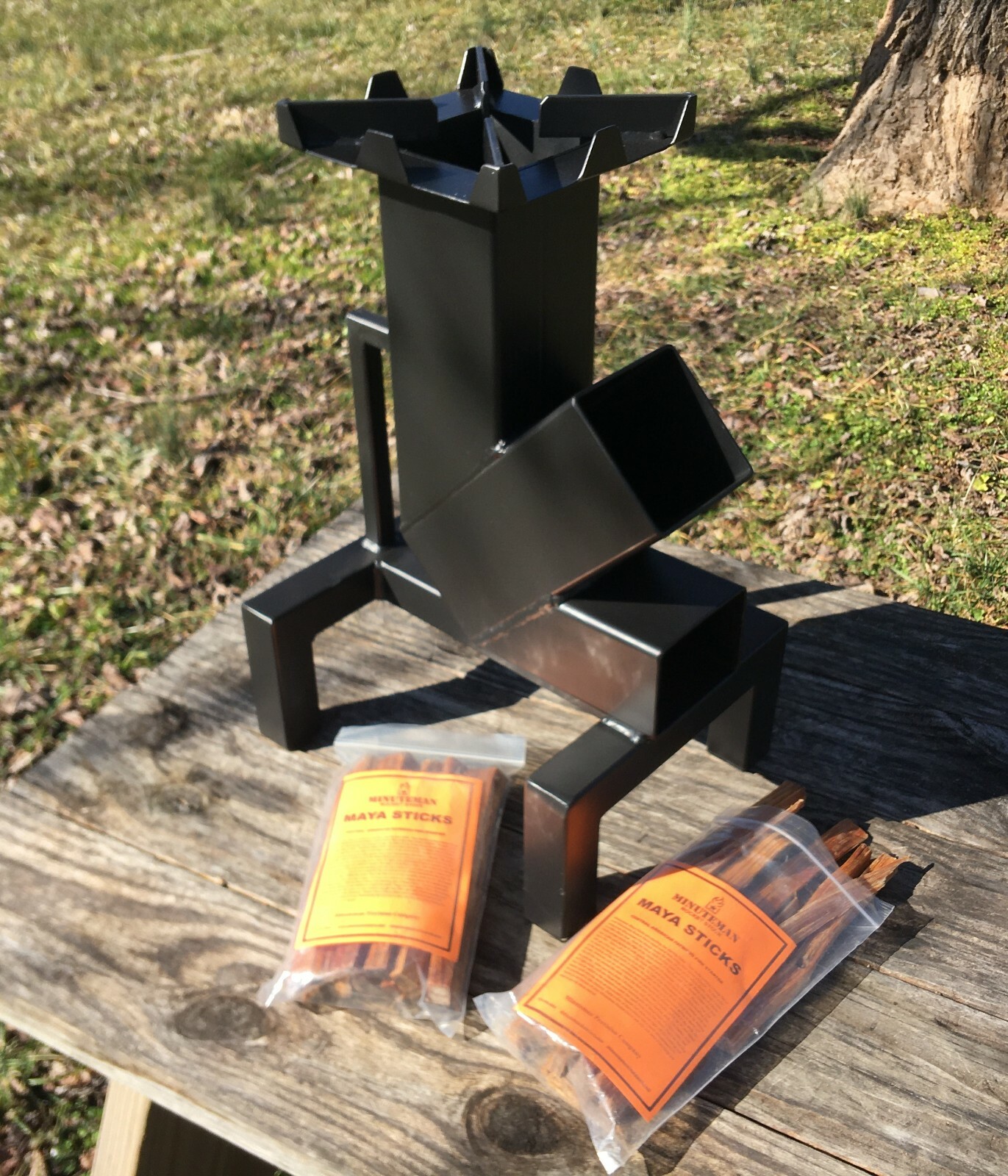 Minuteman “K” Rocket Stove