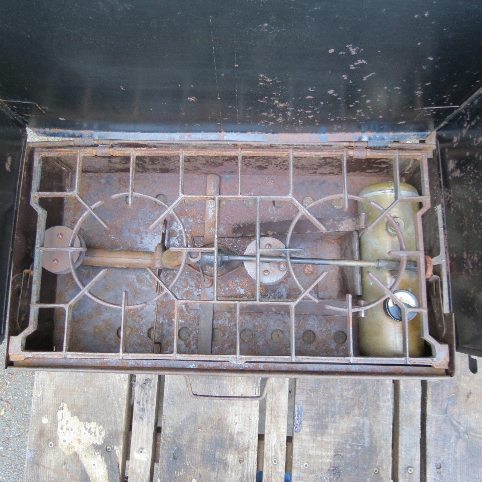 Prentiss Wabers Auto Cook Kit Camping Cookstove Vintage MODEL 3 – Rare UNTESTED