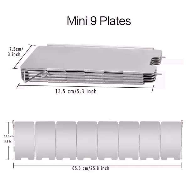 Tall Stove Windscreen-Gas Burner Windshield- Aluminum Camping Stove