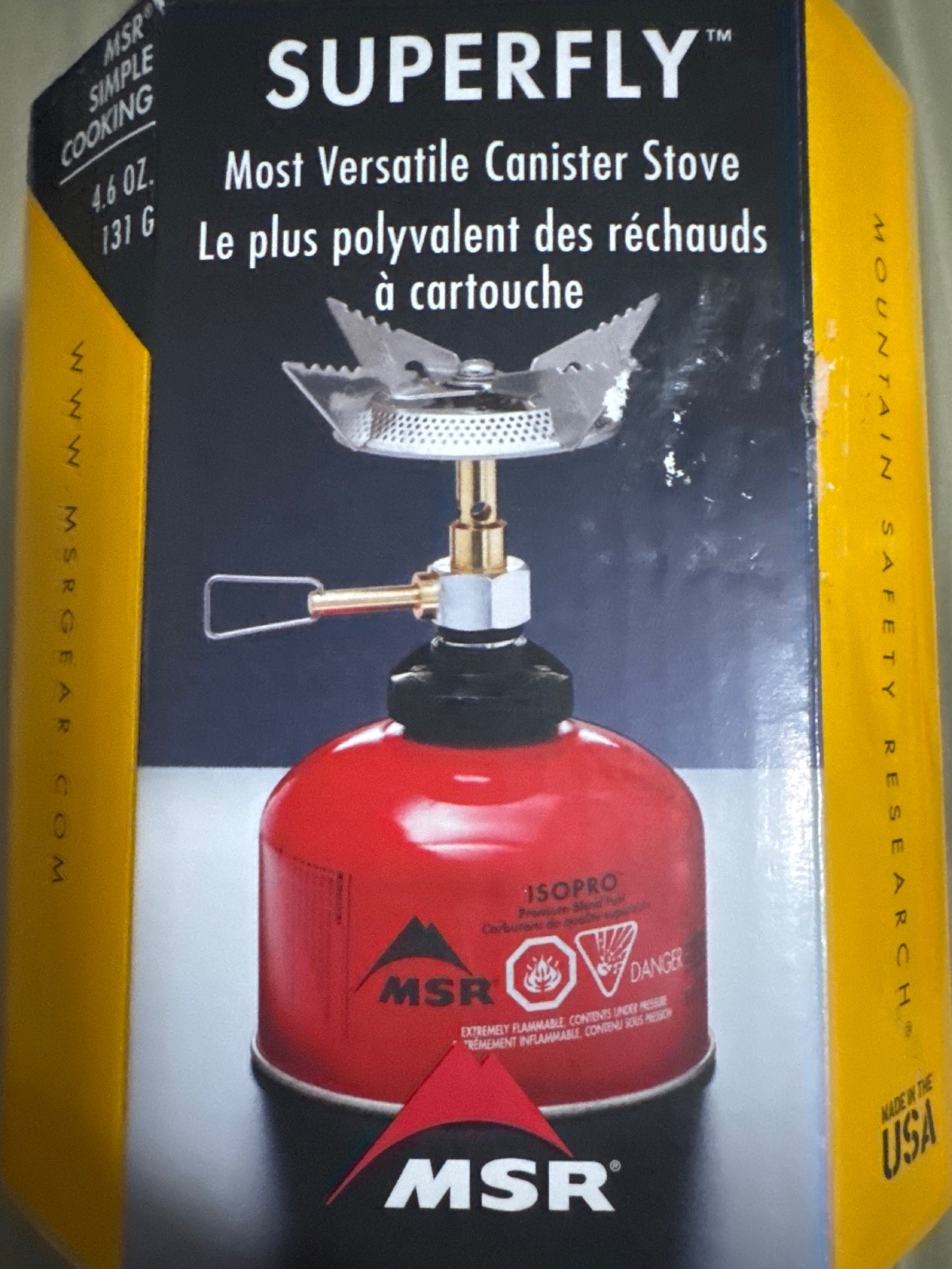 MSR SuperFly Backpacking Camp Cooking Stove new