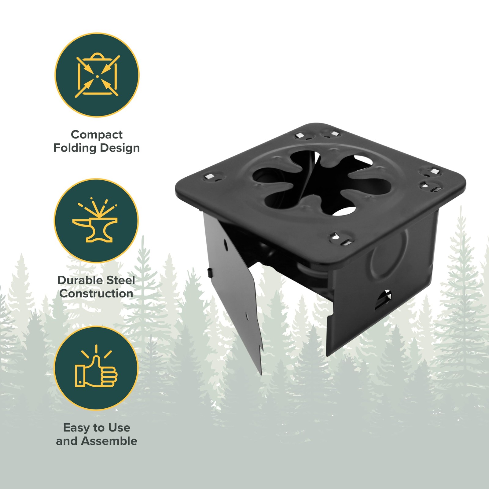 Coghlan’S Coghlans Portable Folding Camp Stove Compact Lightweight Steel