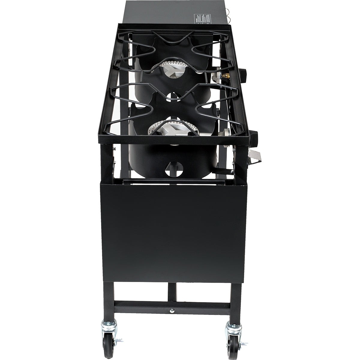 Barton 58,000 BTU Outdoor Propane Double Burner Stove Cooking Station BBQ Grill