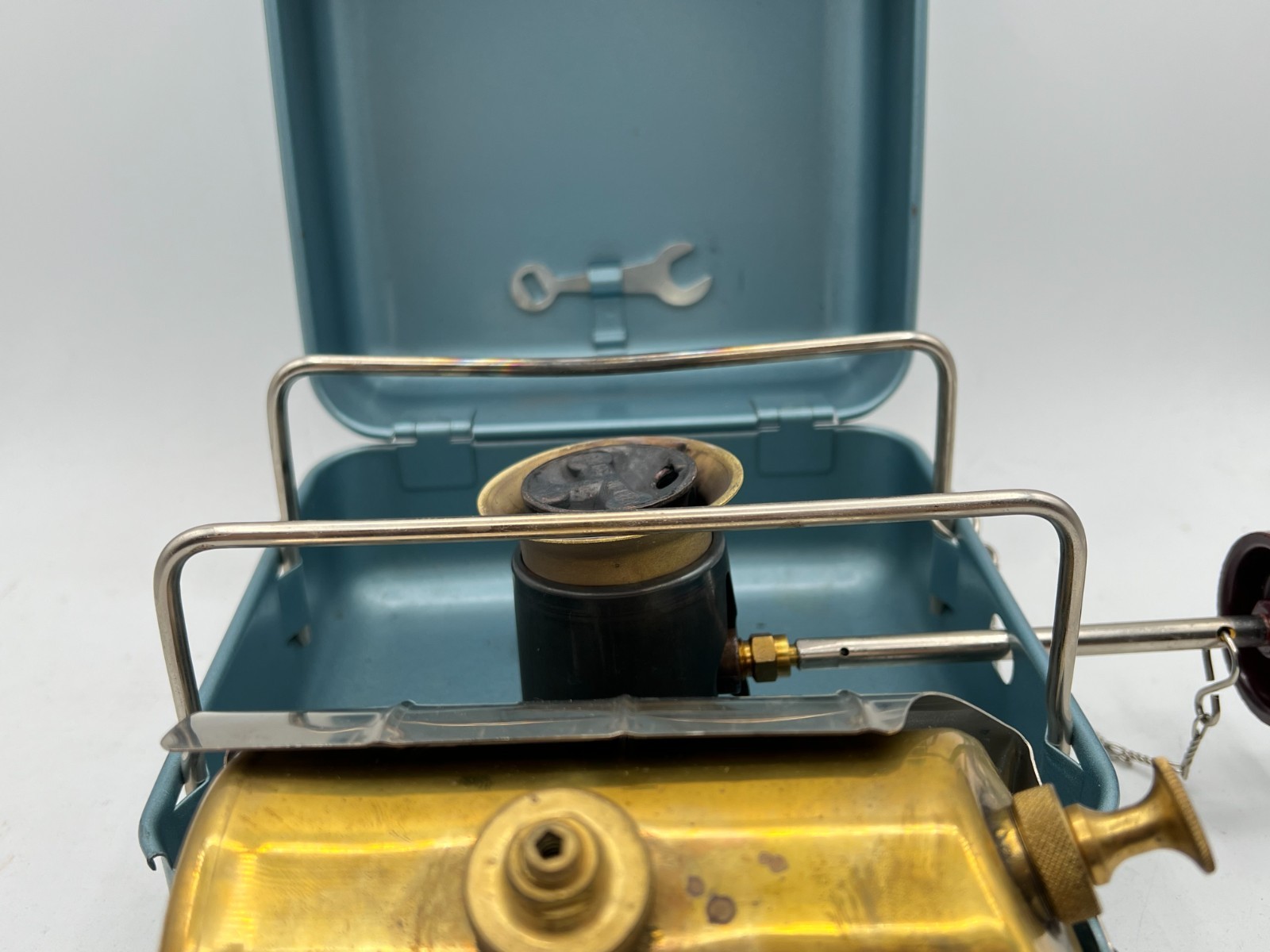 Vintage Optimus 111B Portable Camp Stove White Gas Backpacking Camping – Sweden