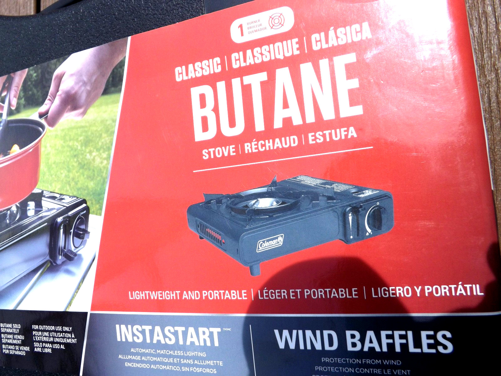 New Coleman Classic 1-Burner Butane Tabletop Camping Stove Instastart MN2800