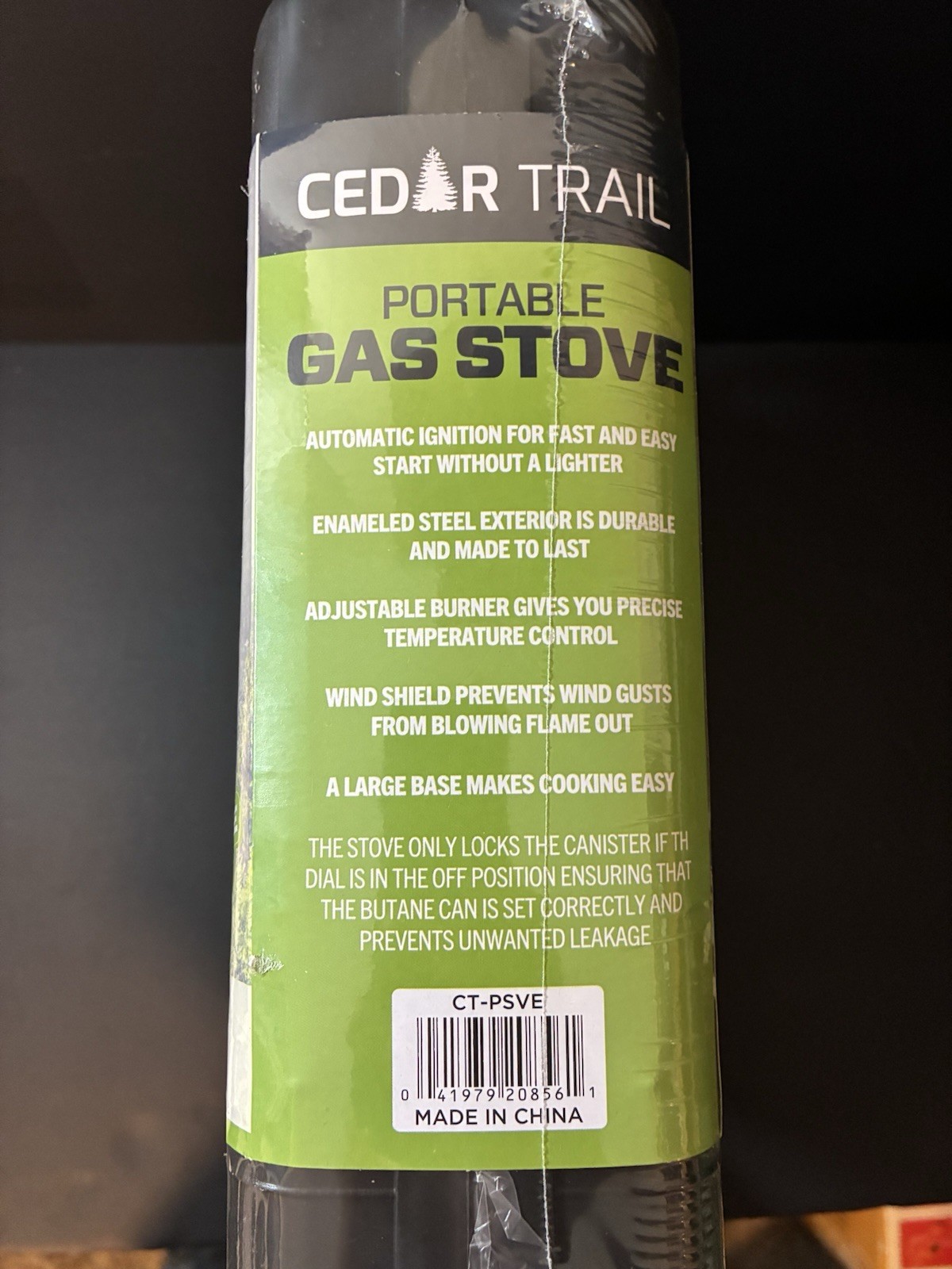 Cedar Trail Portable Gas Camping Stove Uses Butane ( Sold Separately)