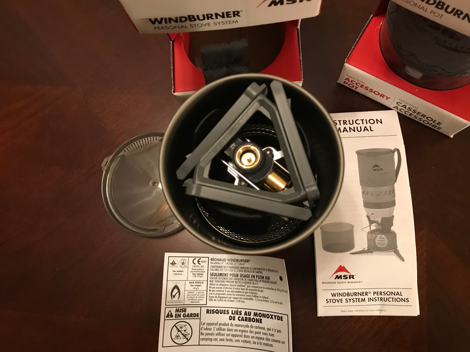 NEW!! MSR Windburner Personal Stove System and Companion Cup