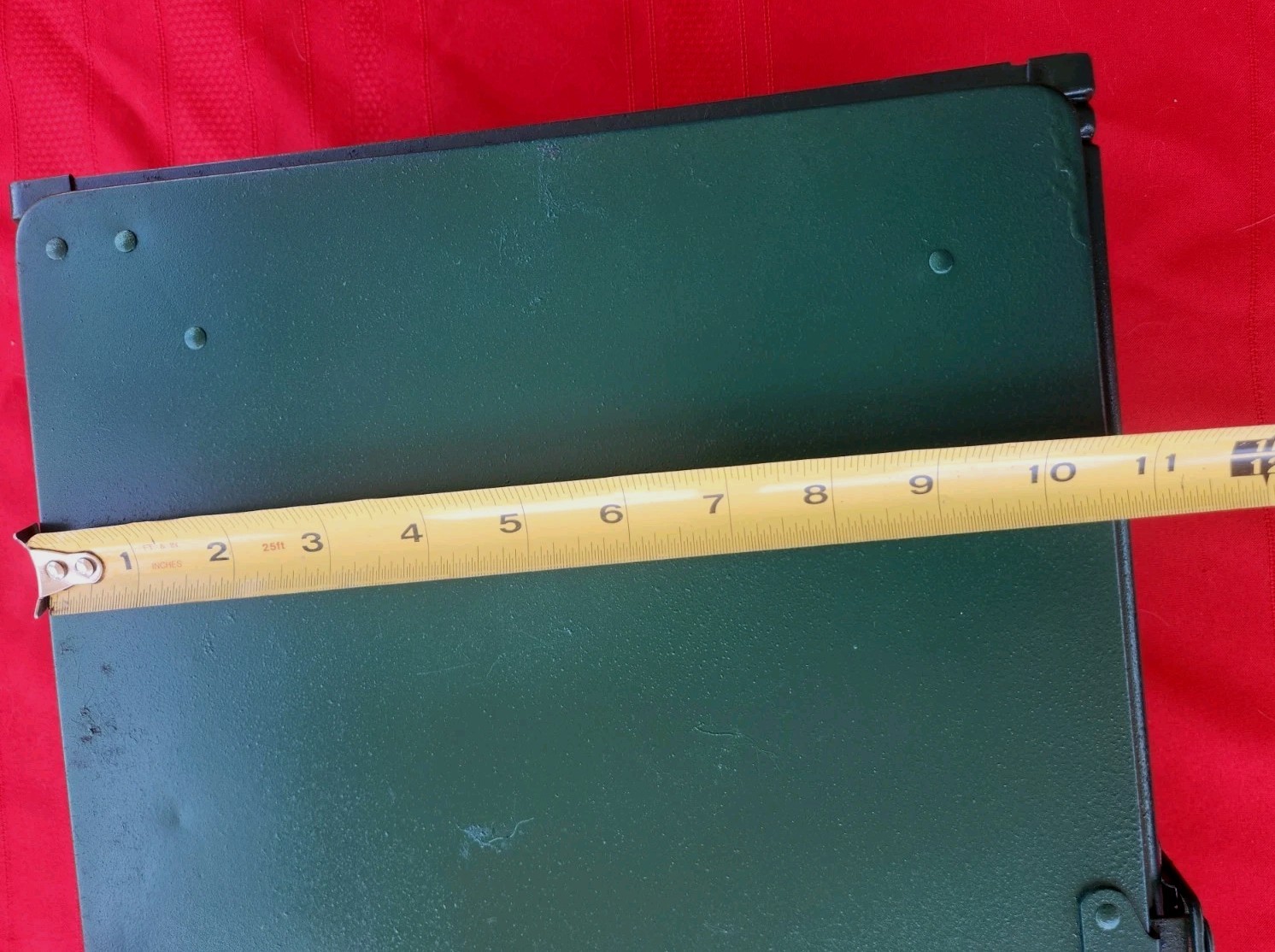 1950 – 1970s Coleman 425E Two Burner Camp Stove with Fuel Tank & Used Untested