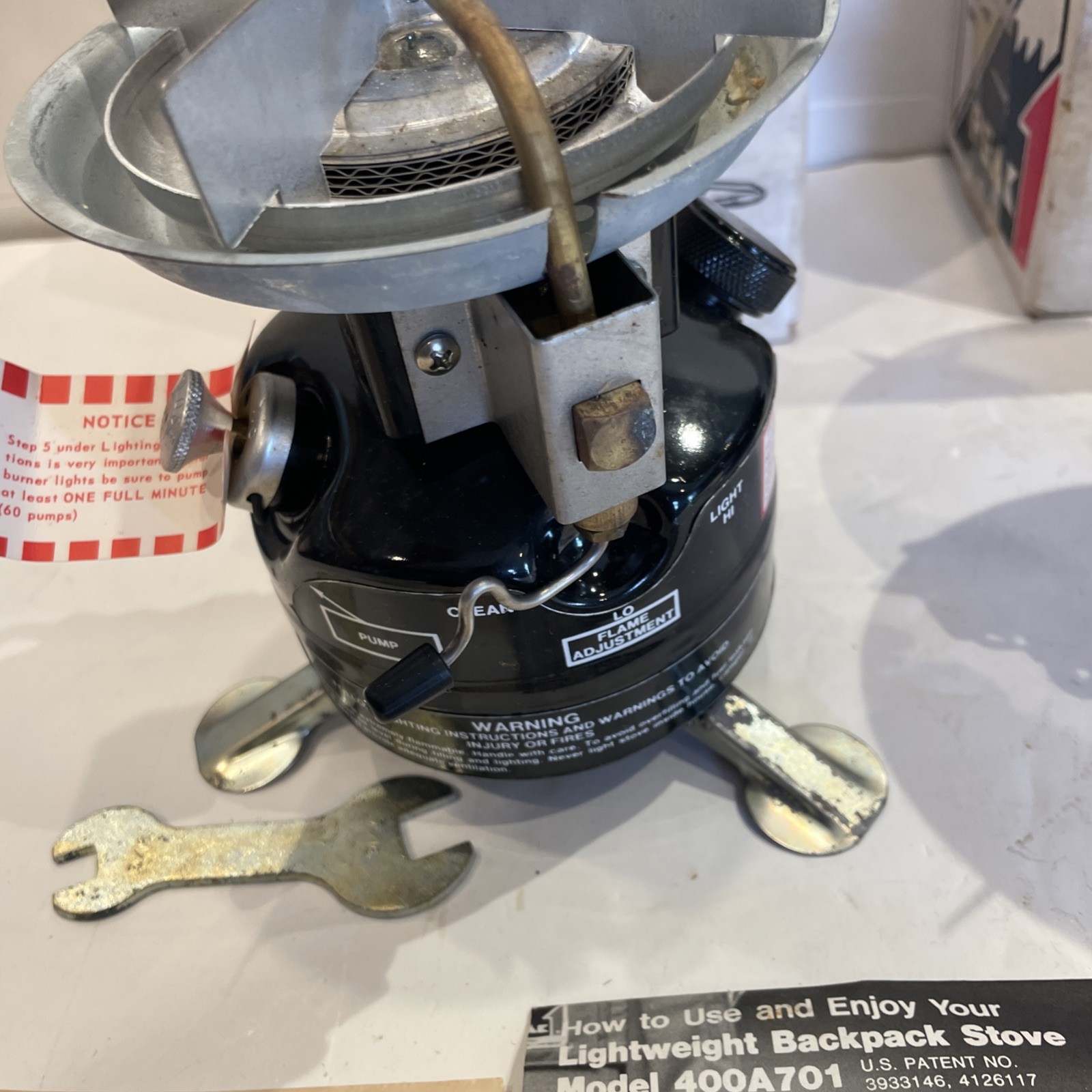 Vintage Coleman Peak 1 Lightweight Backpack Stoves Model 400A701 (2) New In Box