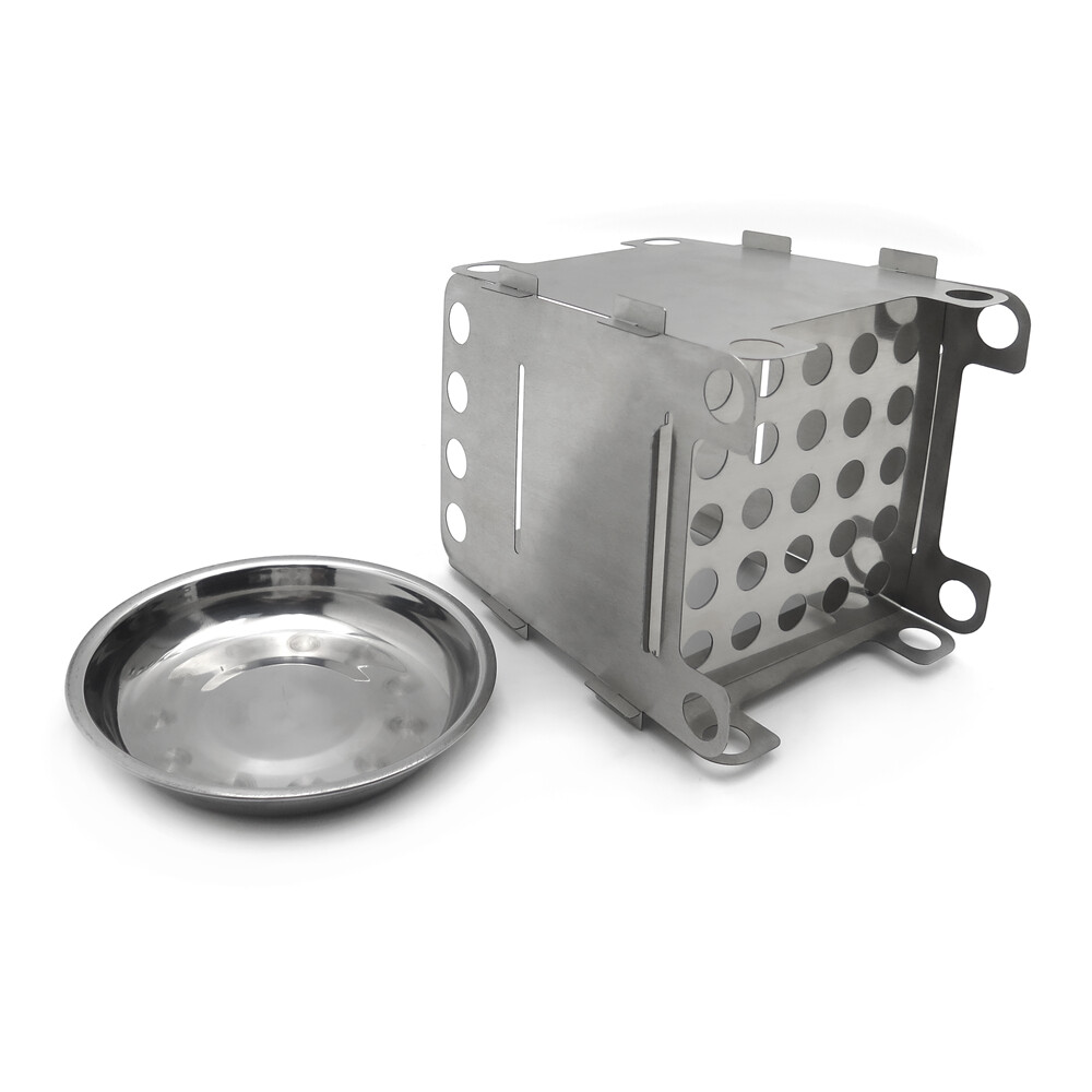 Diret Folding Wood Stove Pocket Alcohol Stove Outdoor Cooking Camping Backpacki