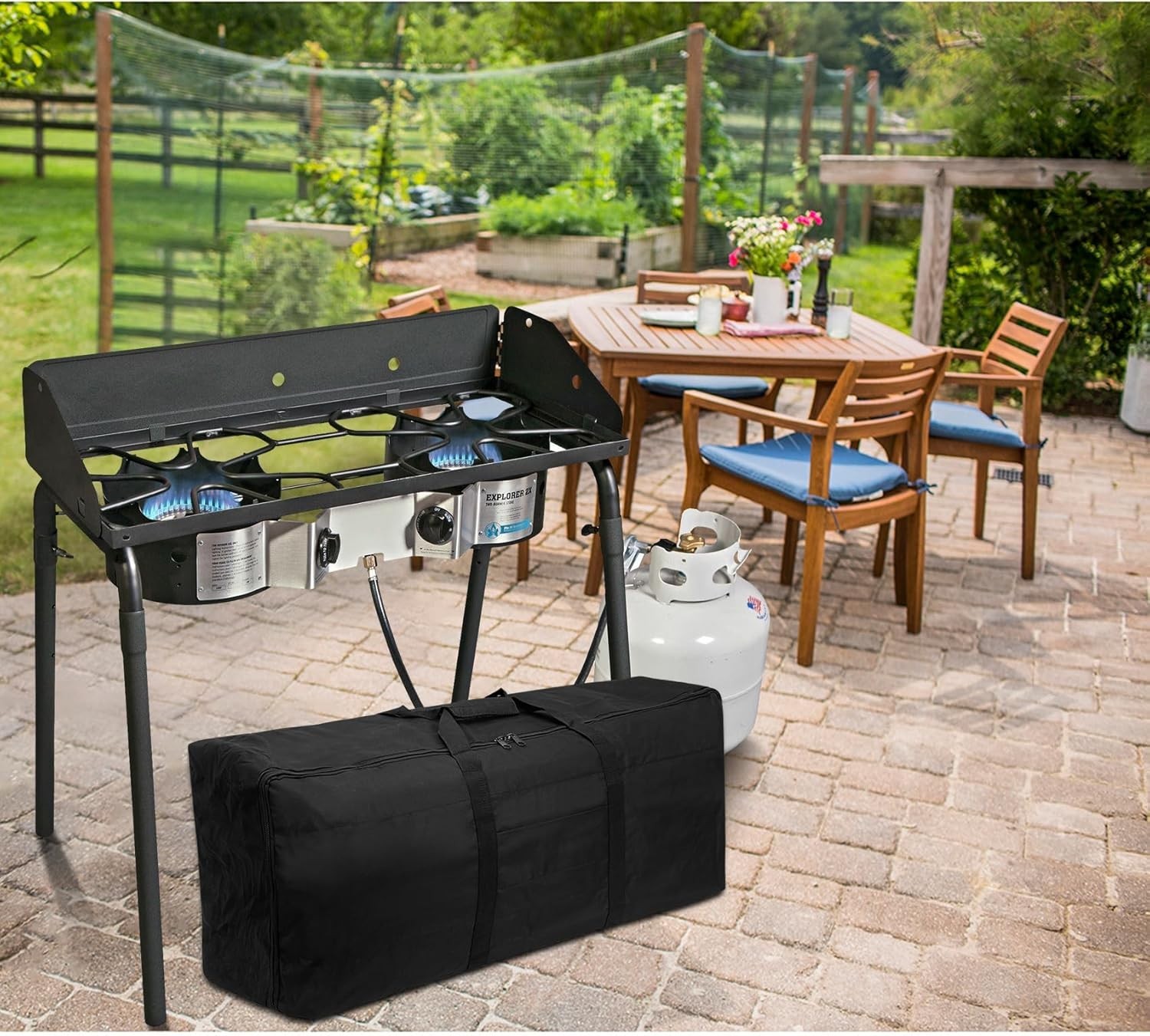 Stanbroil Carry Bag for Camp Chef Explorer 2-burner Stove 2 Burner