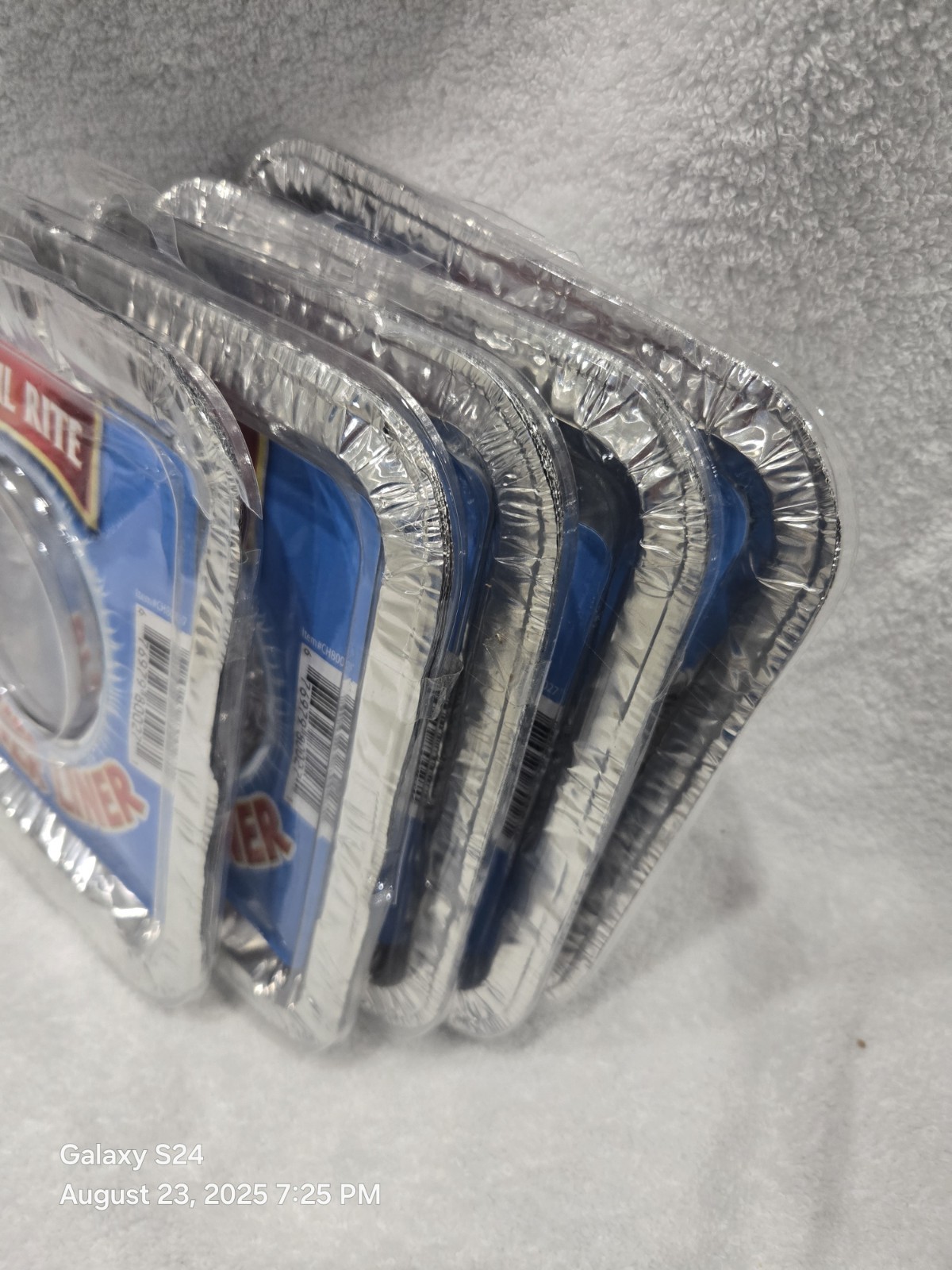 Foil Rite Burner Liners, 3.5″ Center Hole, 8.5″ Square Cover, 40pcs, (See Discri