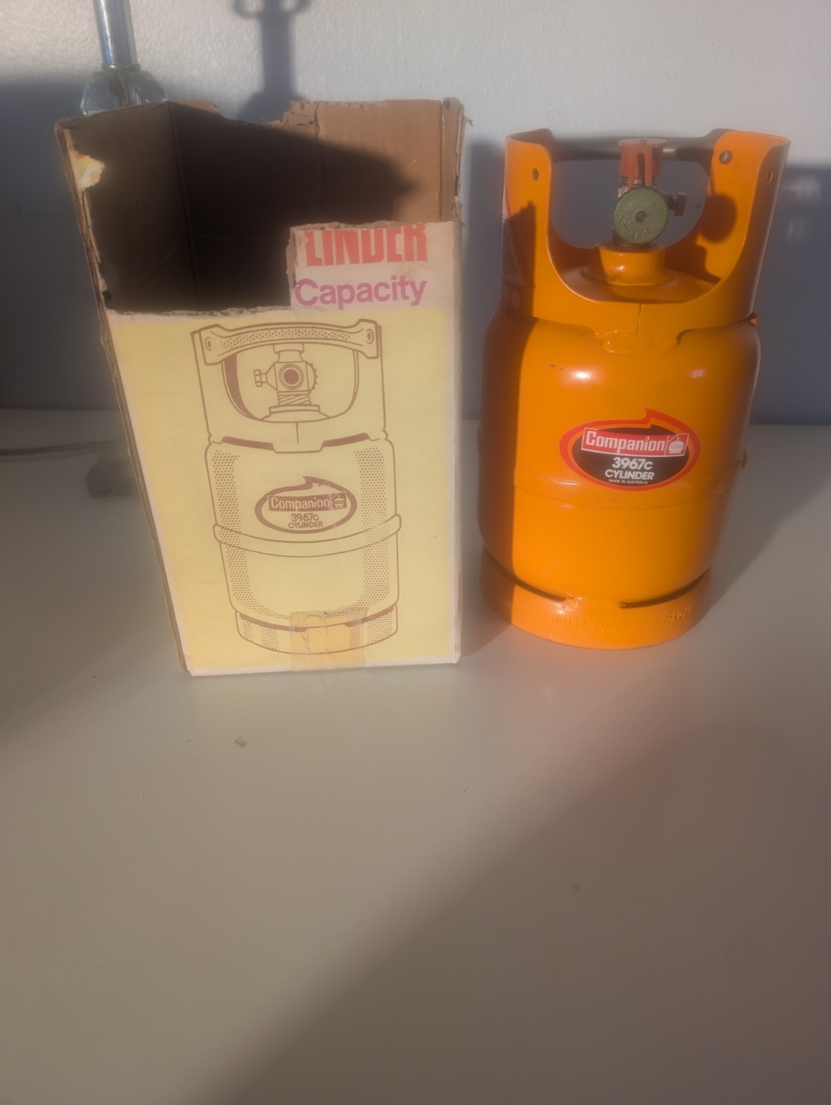 Companion MINI LP GAS Tank 3967c In Original Box RARE