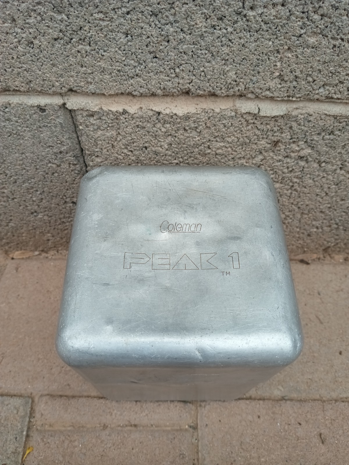 Vintage Coleman Peak 1 Camping Stove Aluminum Case Box Only