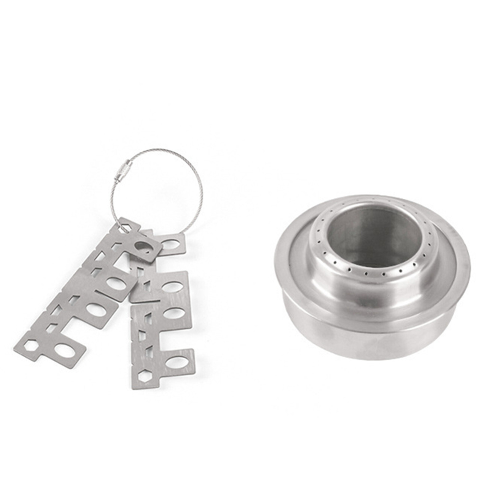 Outdoor Portable Camping Mini Alcohol Stove Cooking Burner With Cross Stand c