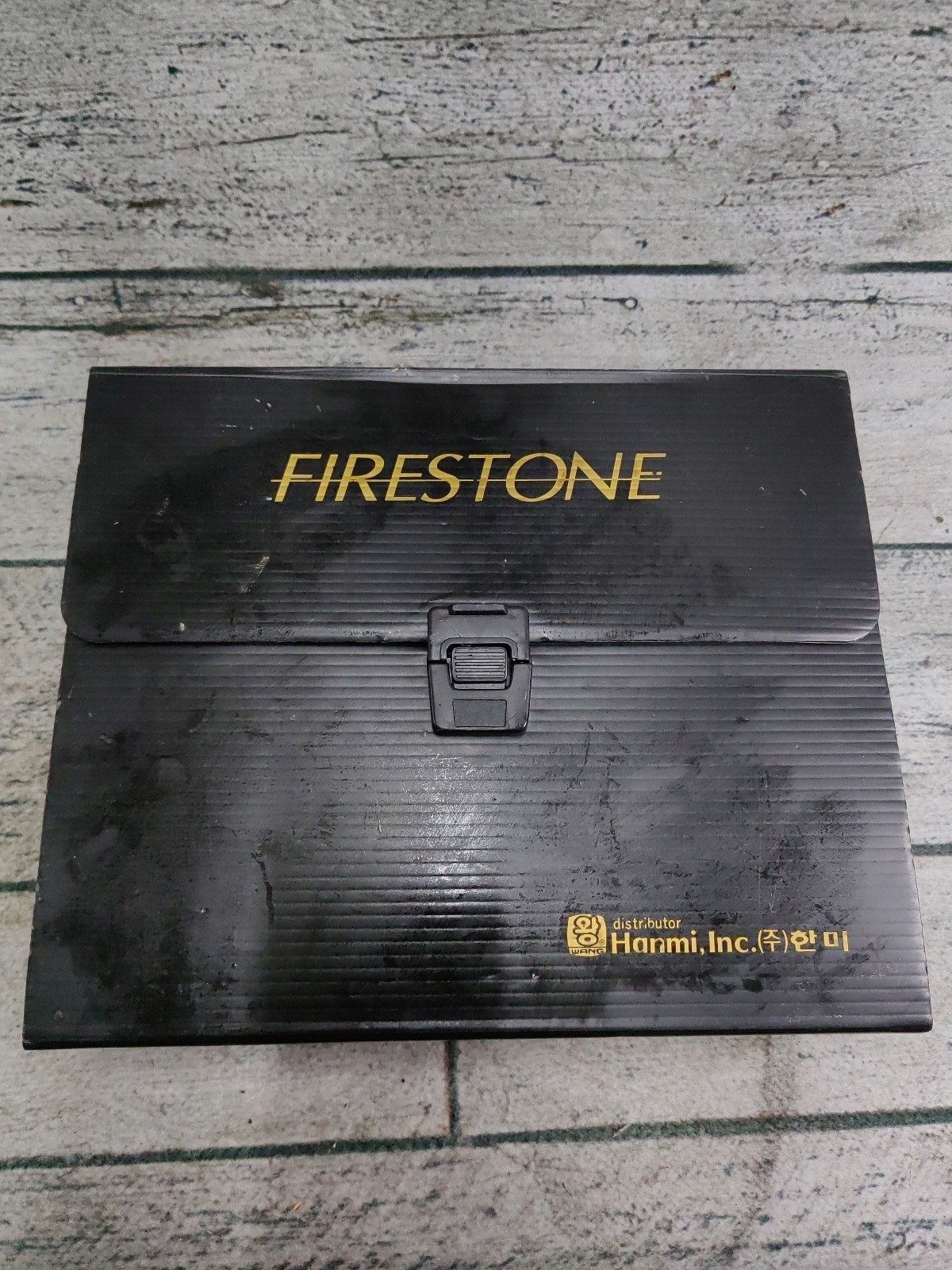 Vintage Firestone Butane Gas Range Oven Only with Carrying Case Korea Made