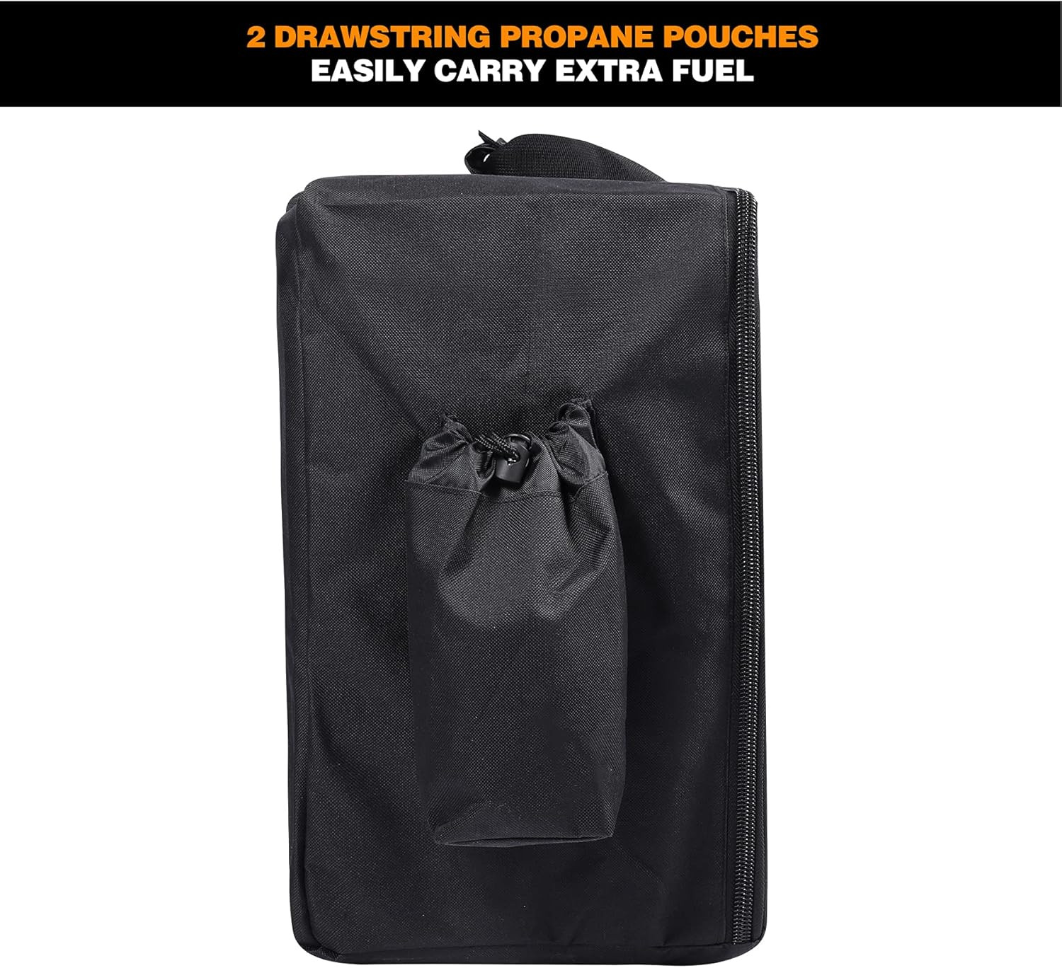 Camp Stove Burner Carry Bag for 2 Burner Stove, Large Stove Carry Case for Doubl