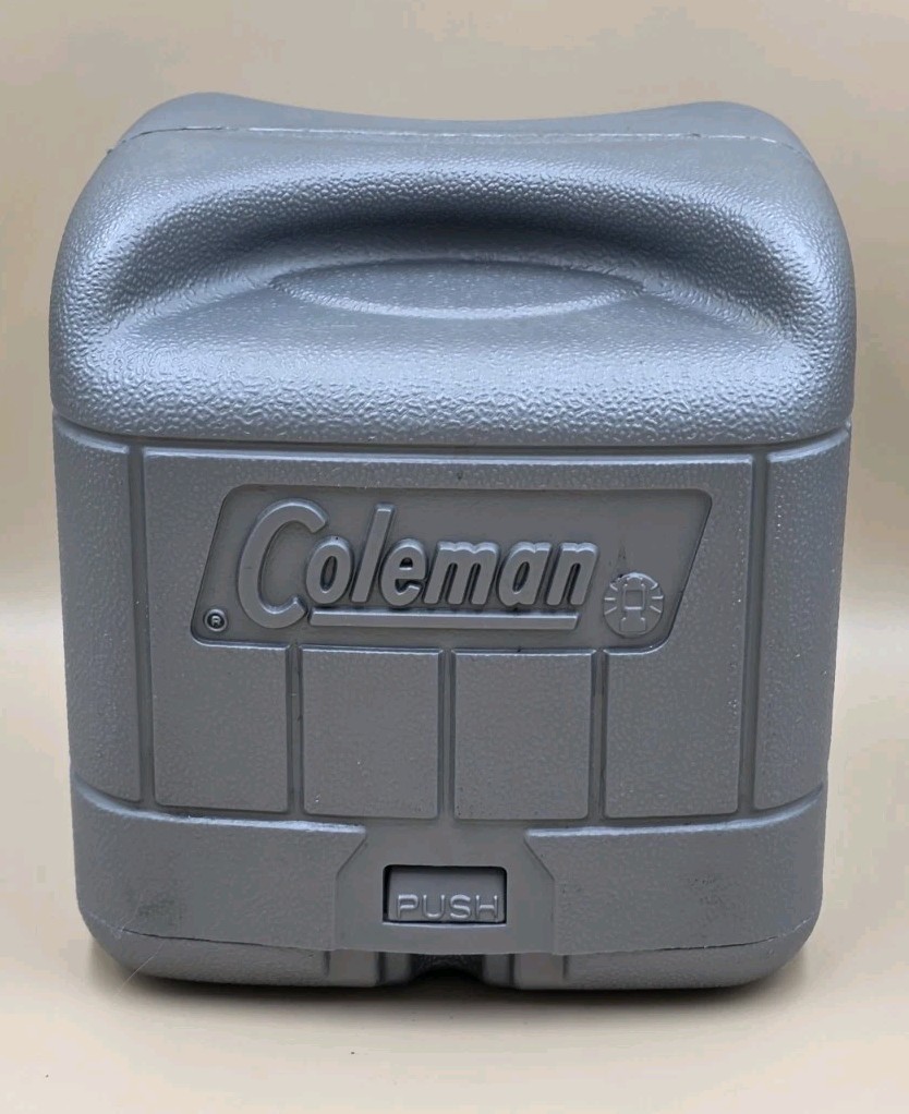 VINTAGE COLEMAN USA MODEL 508-700 1989 SPORTSTER II CAMP STOVE W/ CASE