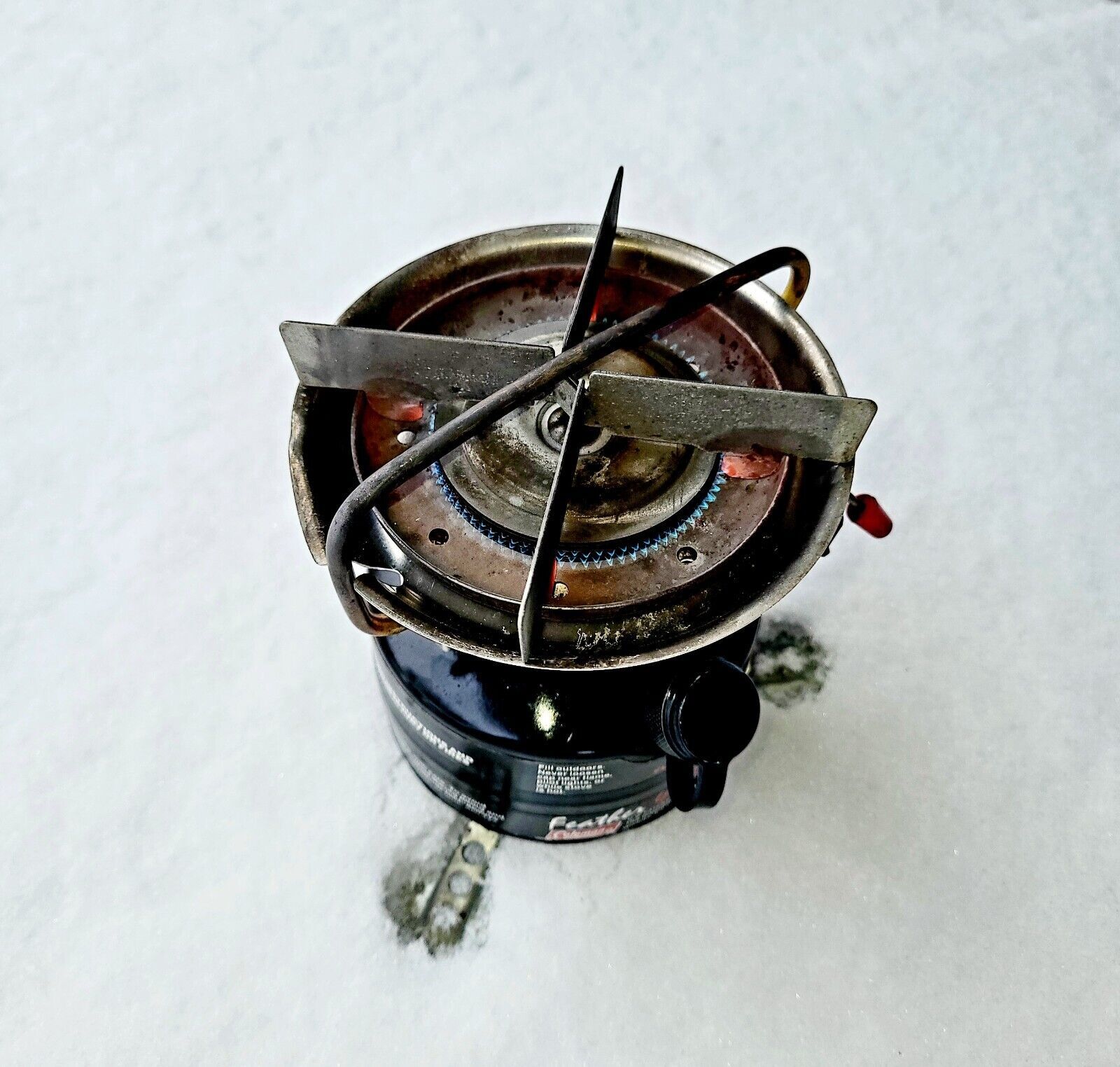 Coleman PEAK 1 Feather 400B Single Burner Camp stove. New Pump Cup, TESTED.8/90