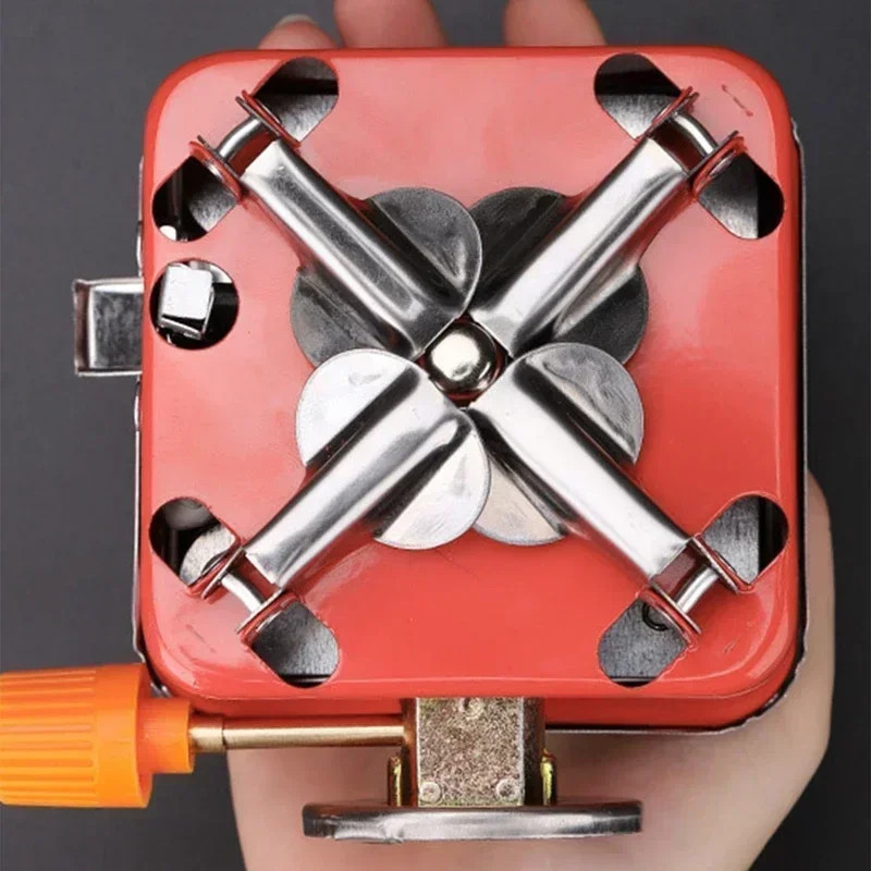 Portable Camping Gas Stove Burner Foldable Windproof Backpacking Outdoor Cook