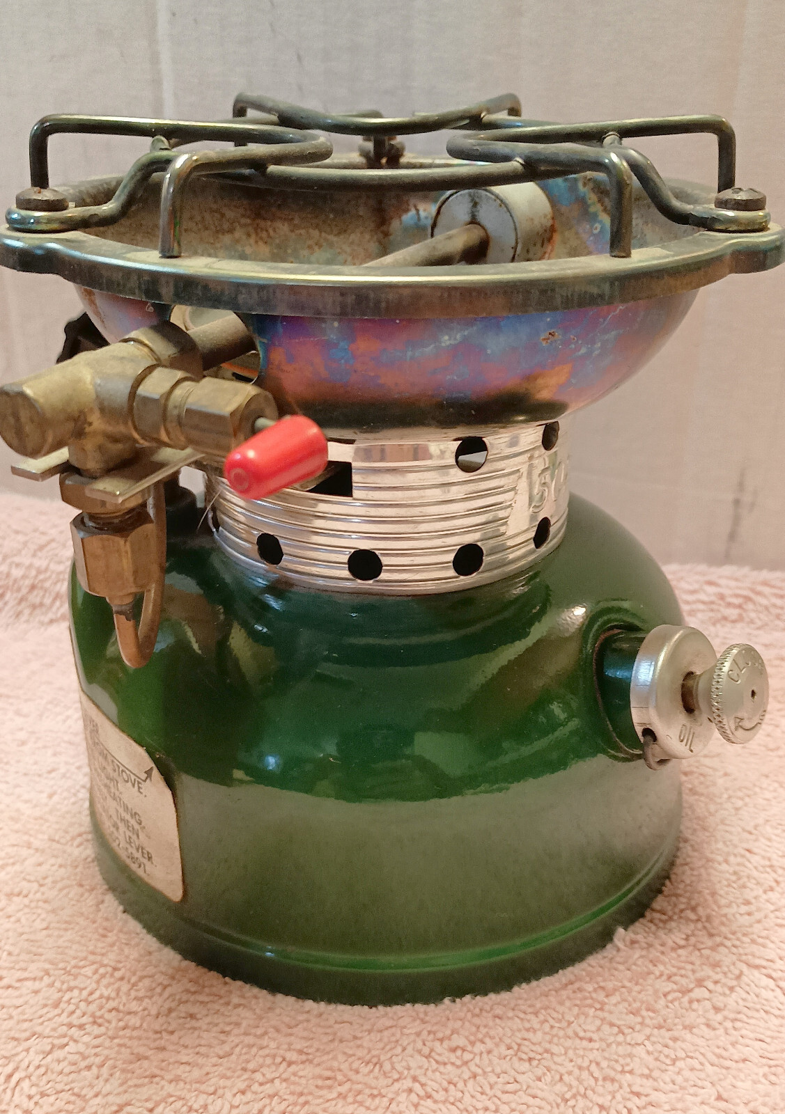 Coleman 502-700 Sportster Stove 1 Burner With Box & Instructions Date Feb 1985