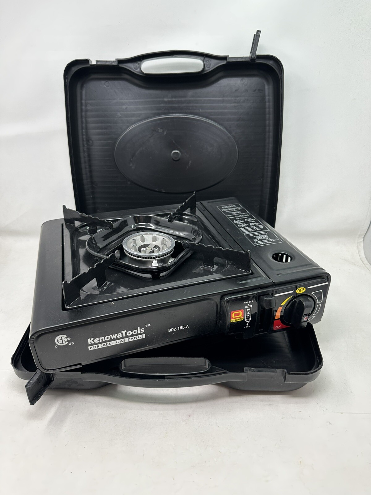 Portable Butane Gas Stove Range in Carry Case Outdoor Camping Cooking BDZ-155-A