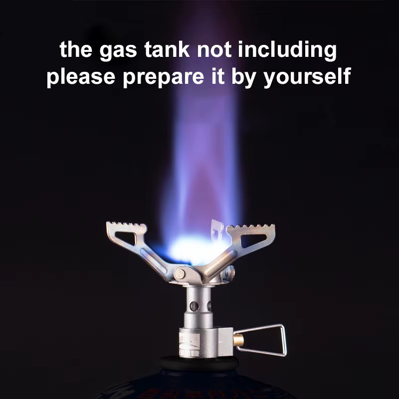BRS Outdoor Gas Stove Mini Camping Gas Burner 25g Ultralight Titanium Picnic …