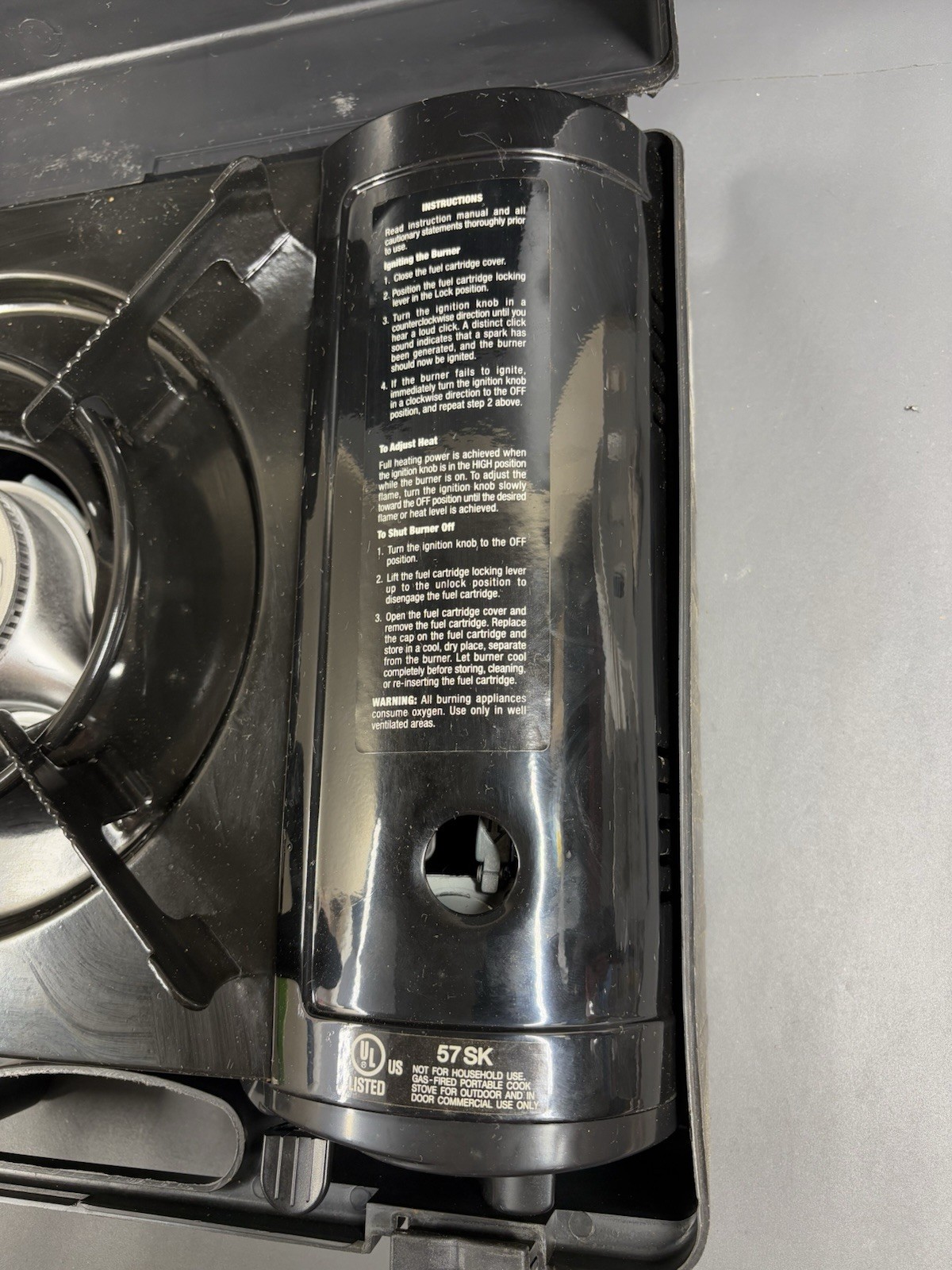Glowmaster Portable Cook Stove Butane for Indoor/Outdoor W/Case