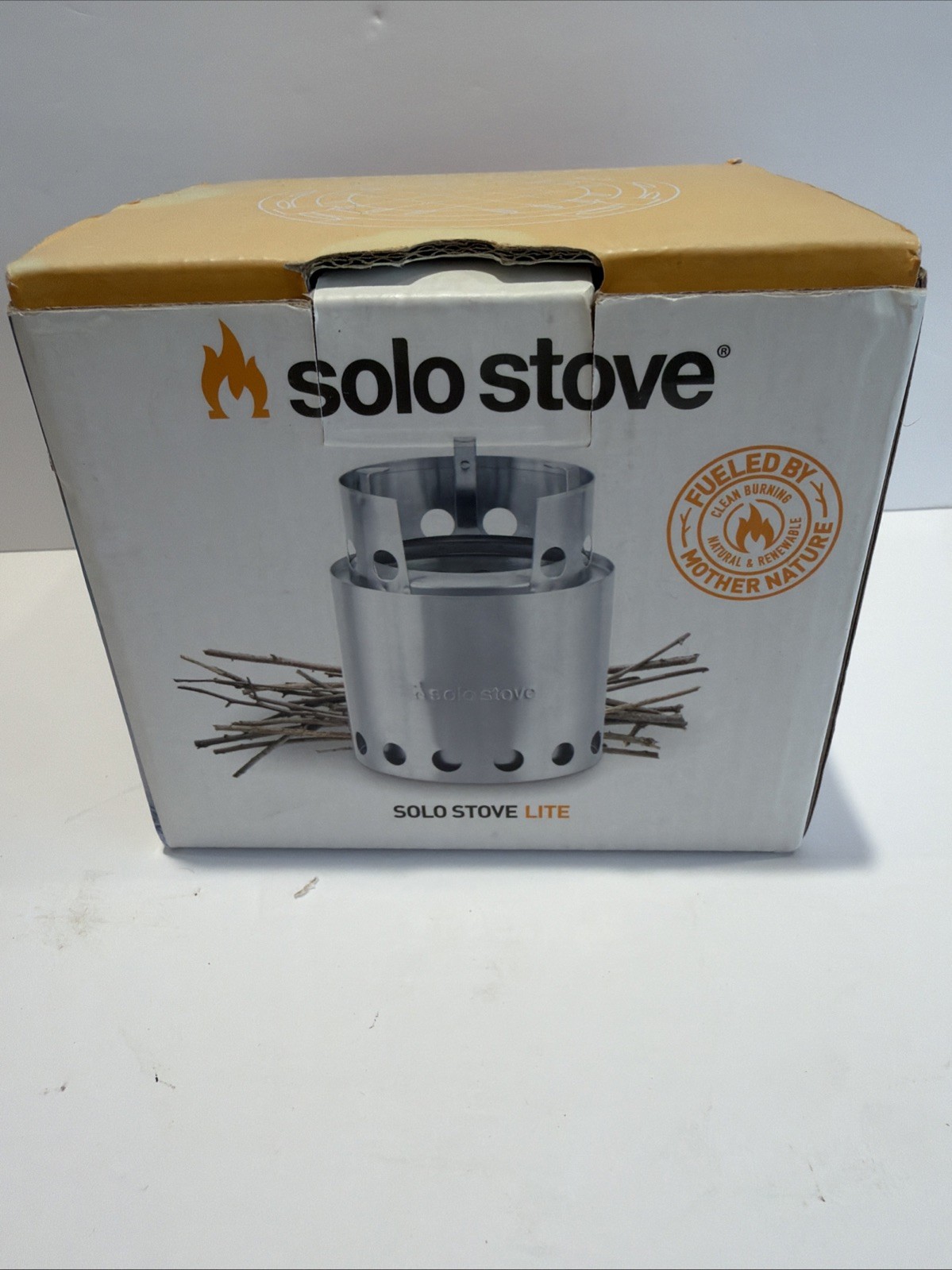 Solo Stove Lite Wood Burning Steel Stove Low Smoke Backpacking Camping New NIB