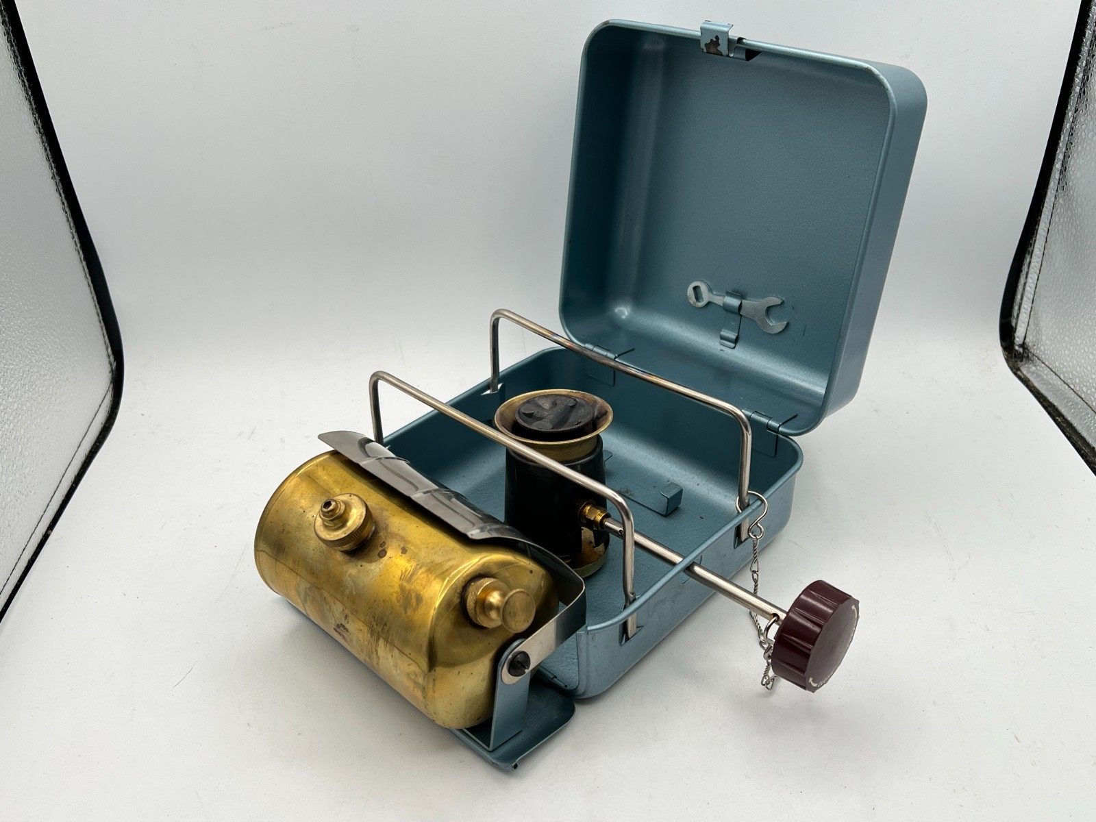 Vintage Optimus 111B Portable Camp Stove White Gas Backpacking Camping – Sweden