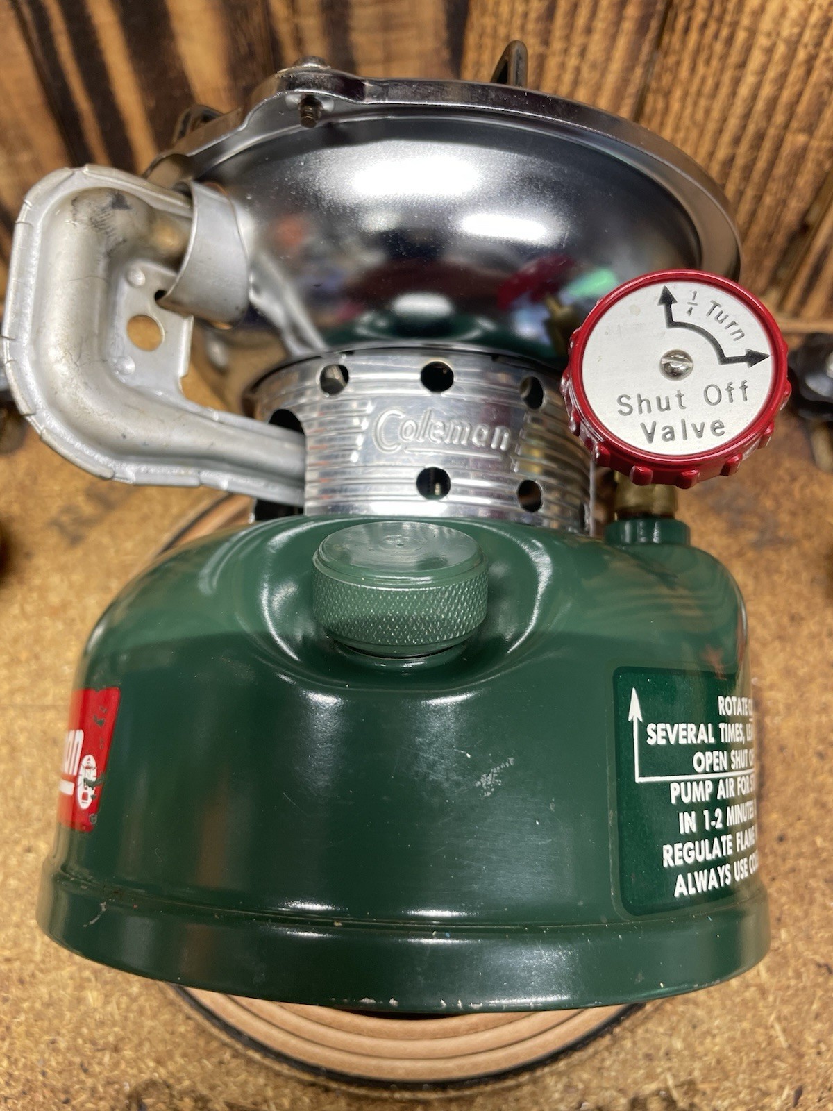 Coleman 502 Fully Functional Restore Single Burner Camp Stove & Heater RD Desc.