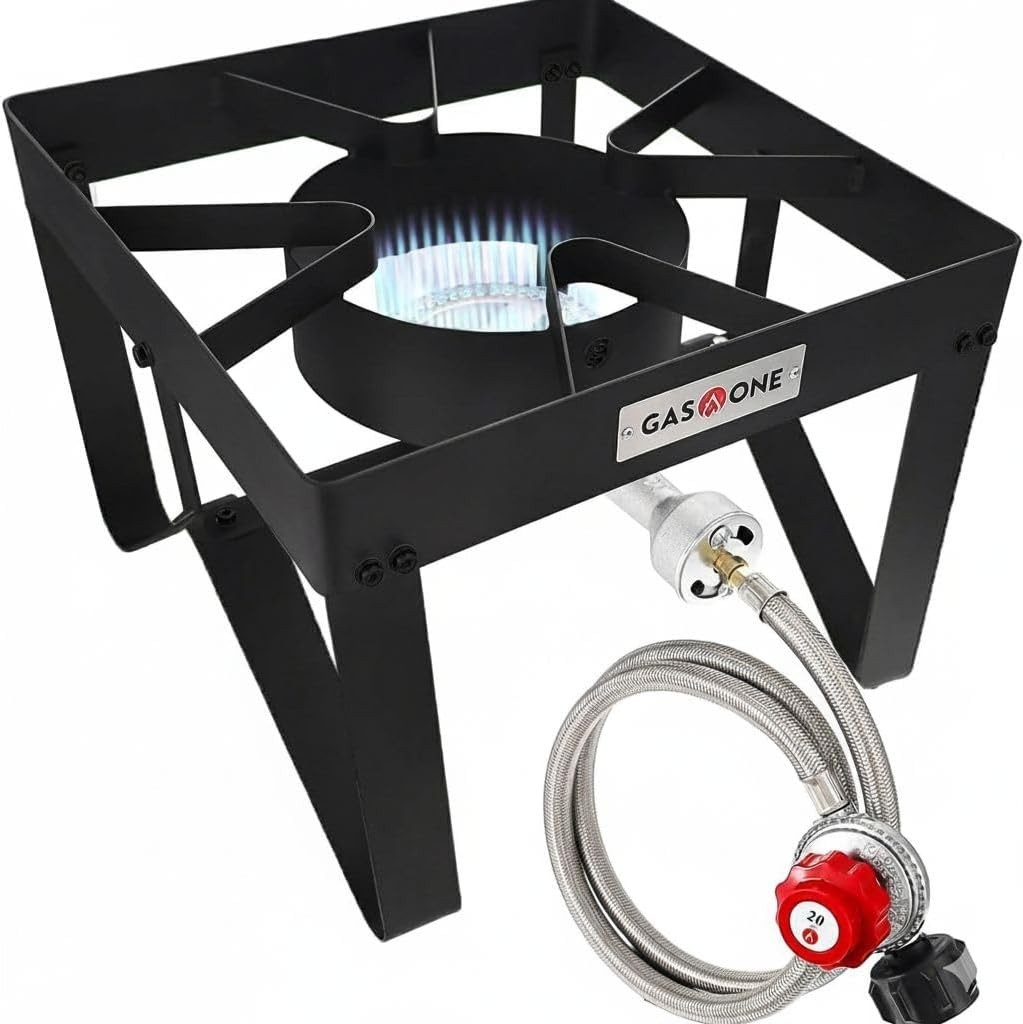 Portable High Pressure Camp Stove for Grilling & Boiling – Metal Construction