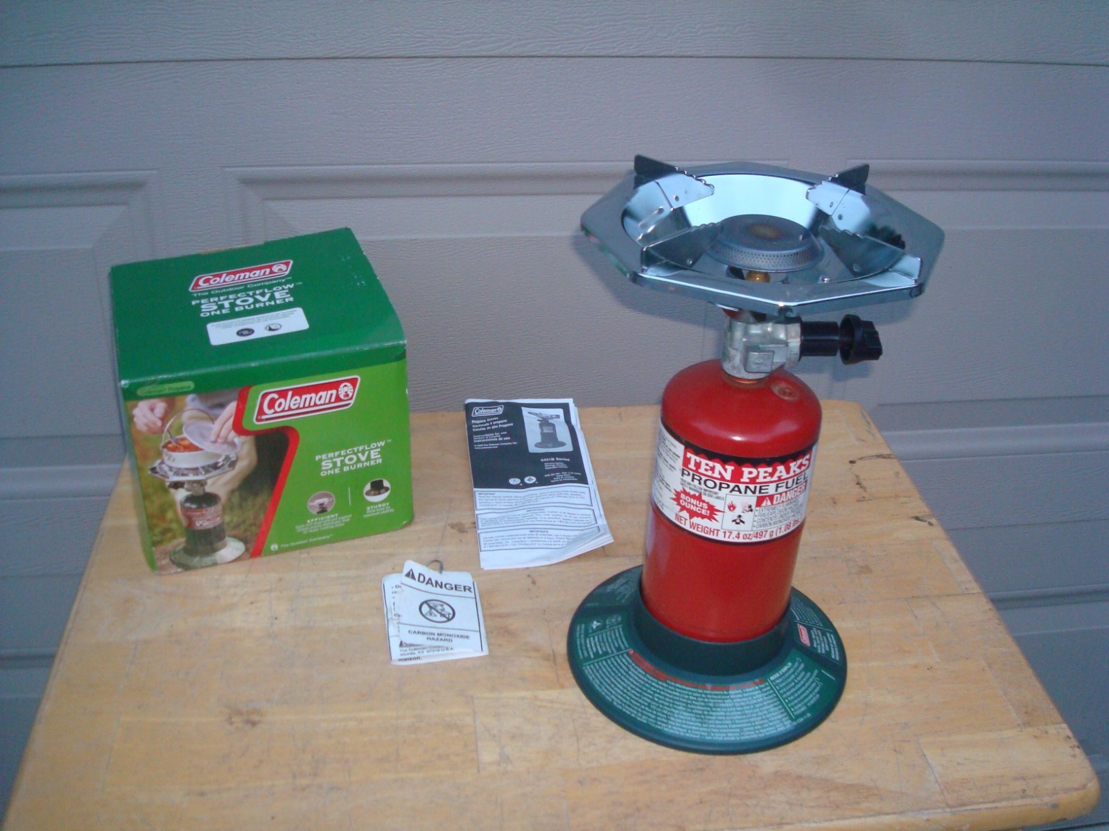 Coleman Perfect Flow Single Propane One Burner Camping Stove 5431B – Exc. Cond